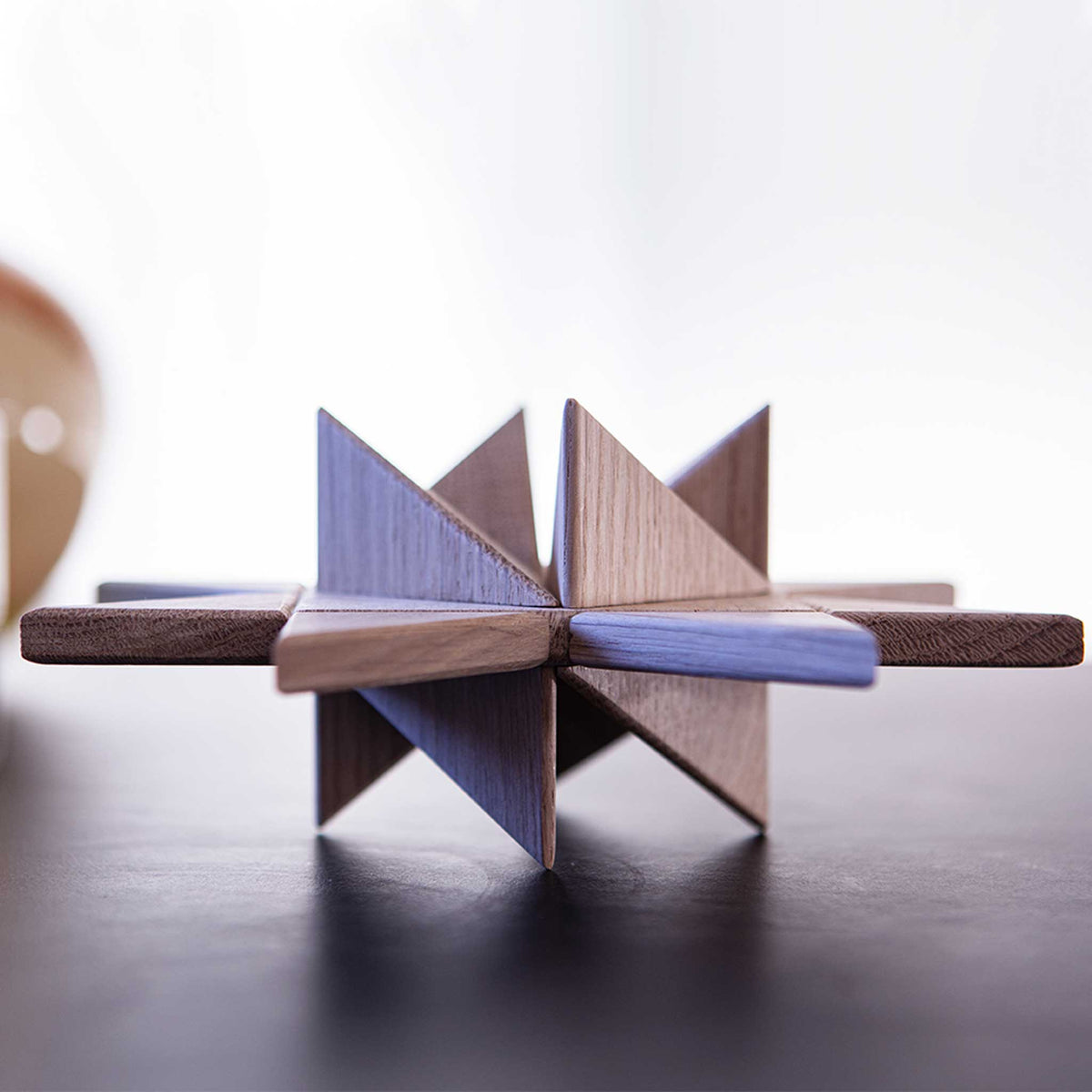 Wooden Froebel Star – Oak | Jakob Burgsø · boyhood