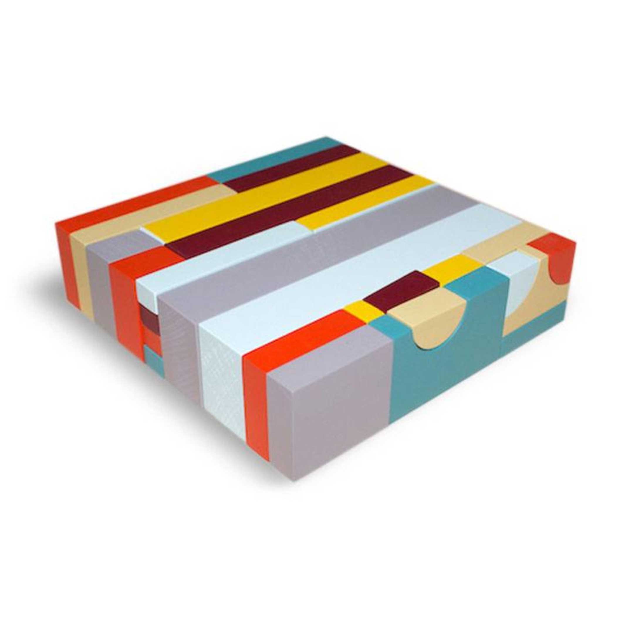 ARCHIBLOCKS | ARCHITEKTUR-BAUSTEINE-Set | 32 farbige Teile | Floris Hovers | Ikonic