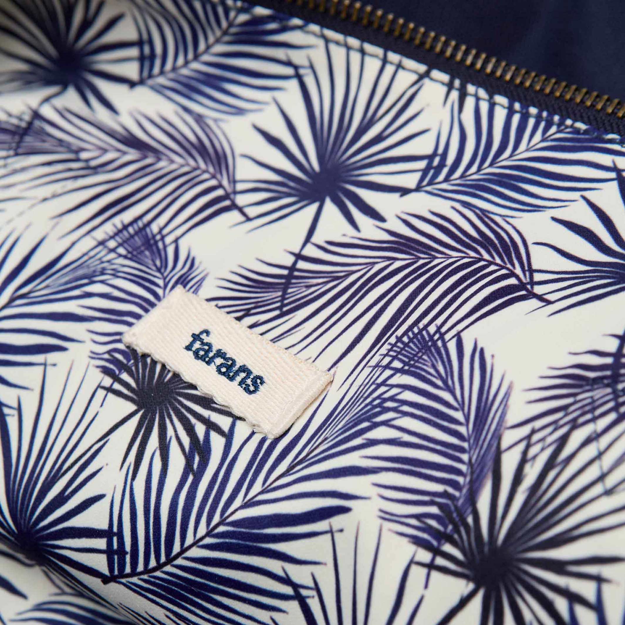 BODHI NOMAD - Navyblauer Weekender Medium - Reise-Tasche aus recyceltem Segeltuchstoff | farans