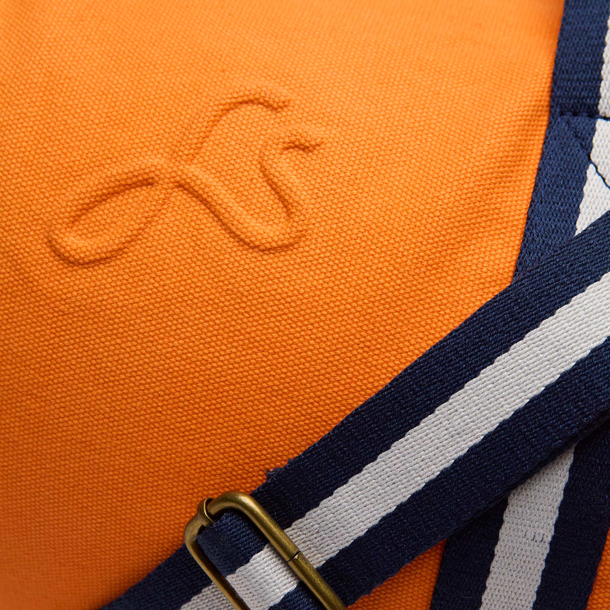 BODHI NOMAD - Oranger Weekender Medium - Reise-Tasche aus recyceltem Segeltuchstoff | farans