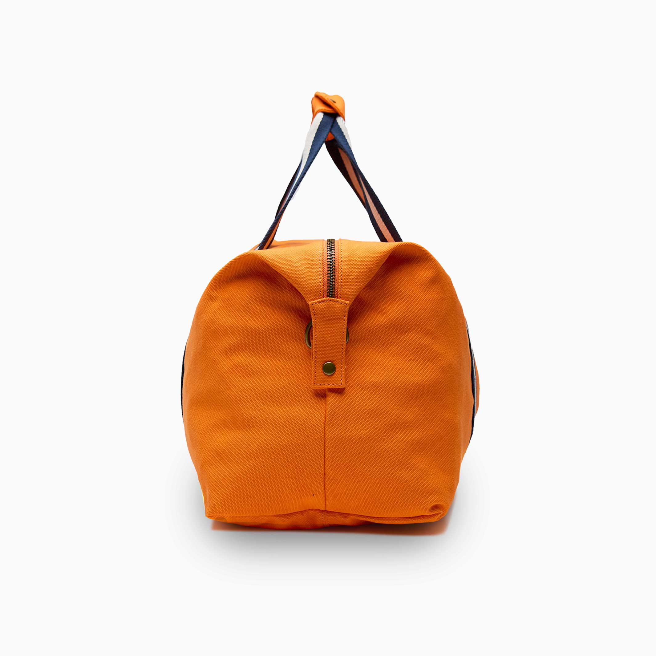 BODHI NOMAD - Oranger Weekender Medium - Reise-Tasche aus recyceltem Segeltuchstoff | farans