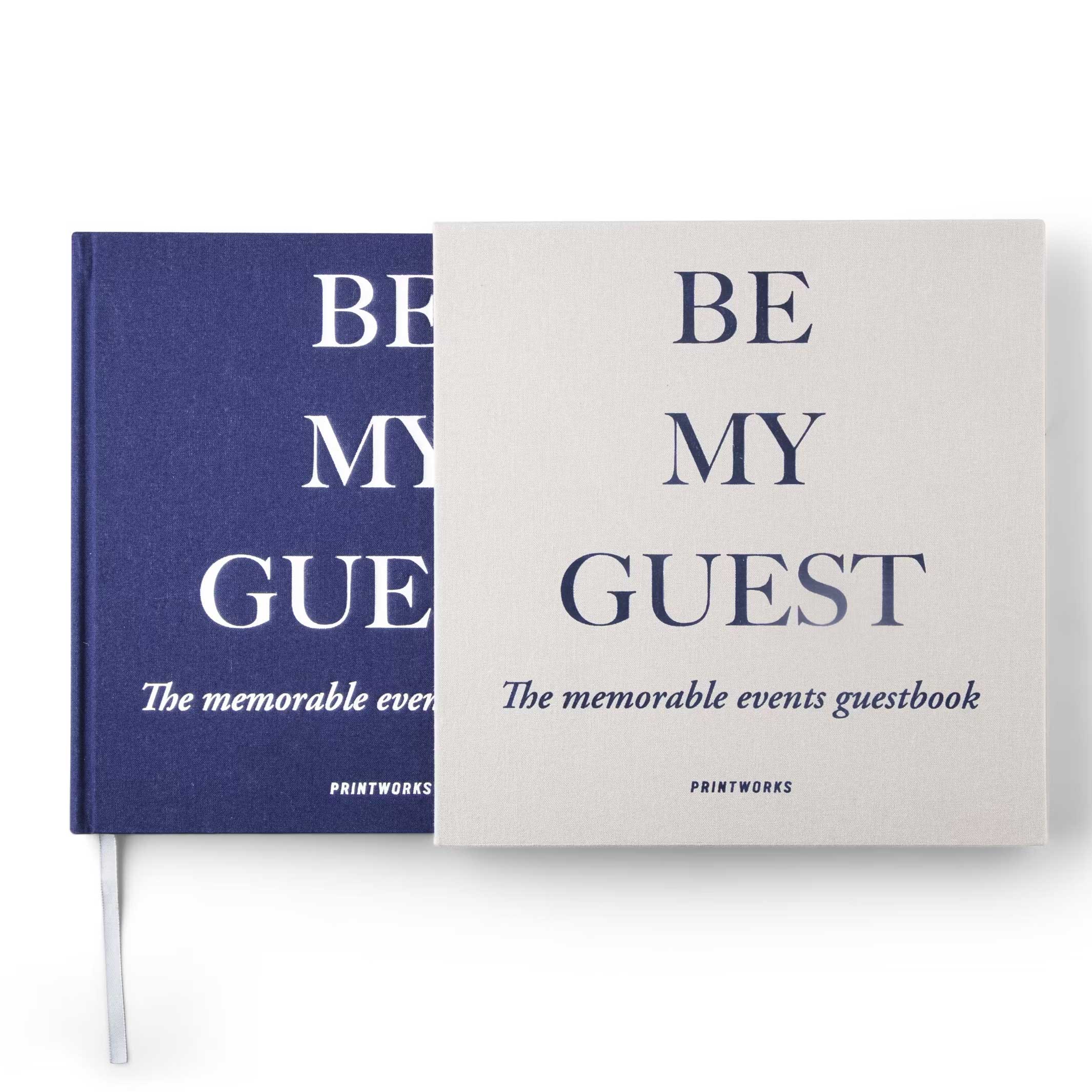 BE MY GUEST | blaues GÄSTEBUCH | PrintWorks