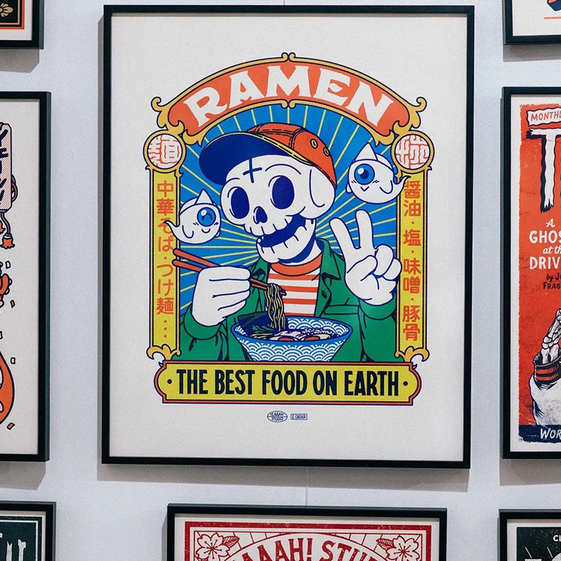 BEST FOOD - Ramen Poster - 40x50 cm | Yeaaah! Studio