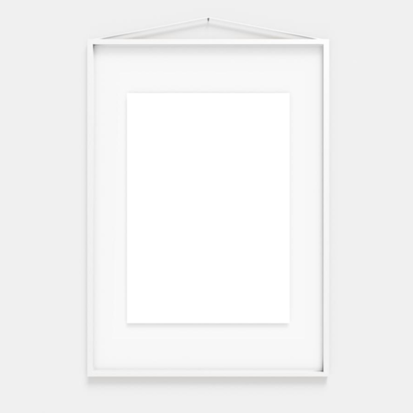 FRAME WHITE - picture frame - aluminum | Moebe