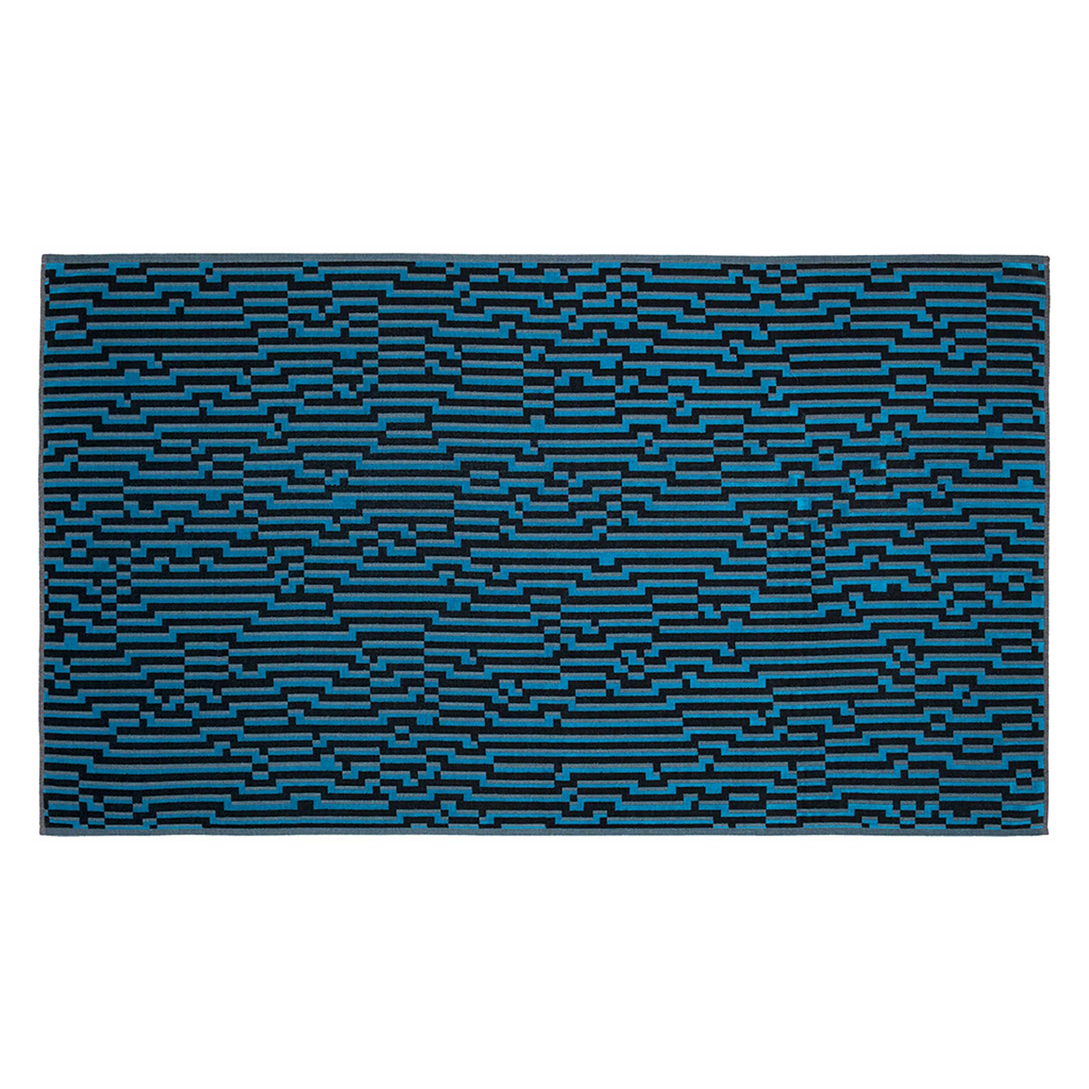 MINI BLUE WAVES - Beach towel - Bitmap Collection - 180x100 cm | Cristian Zuzunaga