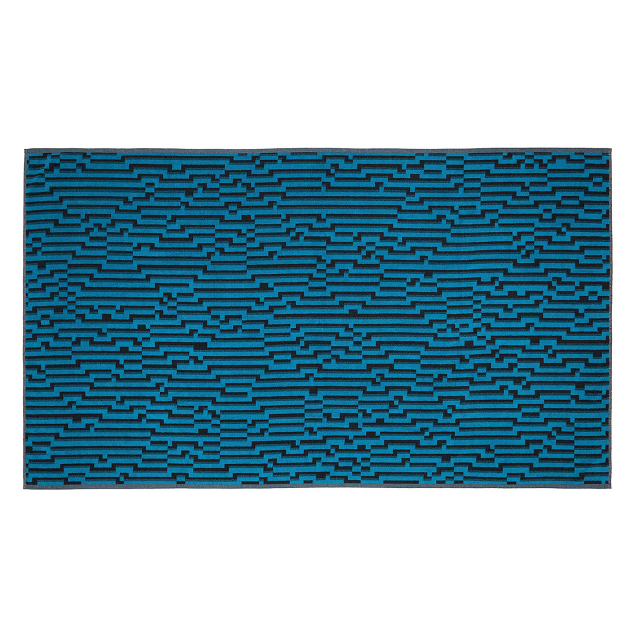 MINI BLUE WAVES - Beach towel - Bitmap Collection - 180x100 cm | Cristian Zuzunaga