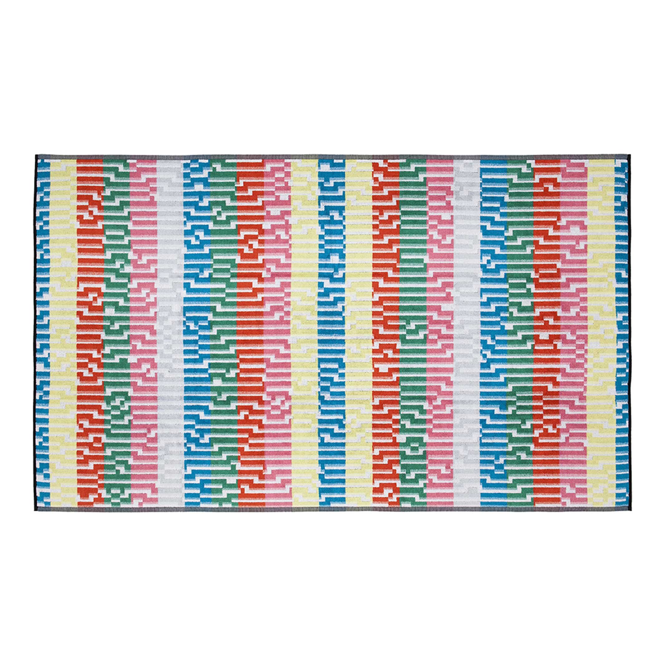 MINI WHITE WAVES - Beach towel - Bitmap Collection - 180x100 cm | Cristian Zuzunaga