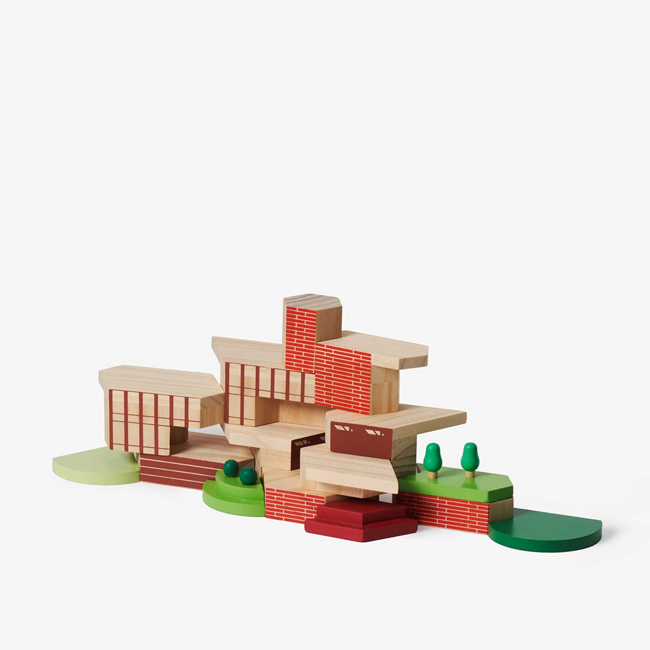 BLOCKITECTURE® - Frank Lloyd Wright - Holz Architektur Bausteine | James Paulius | Areaware