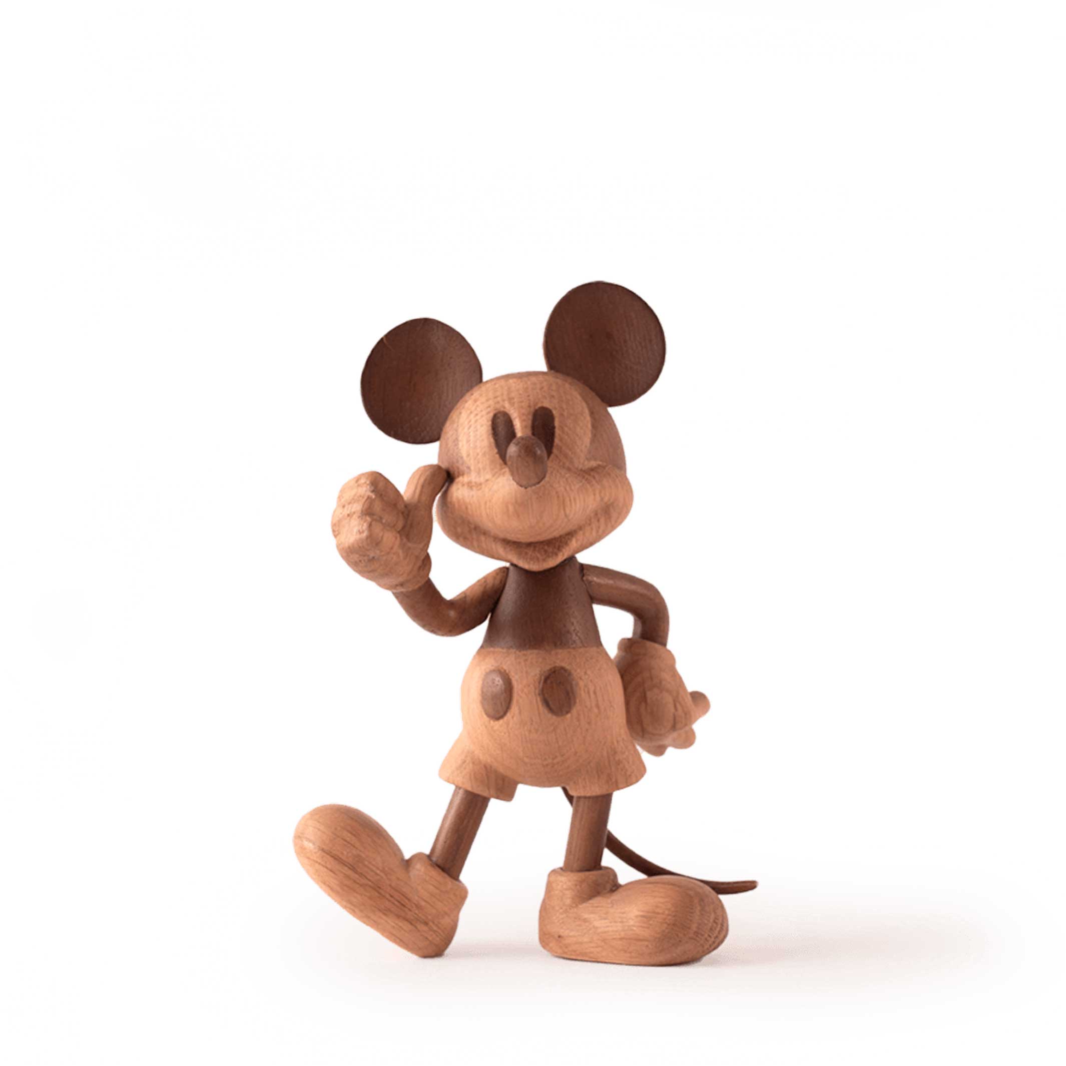 MICKEY MOUSE Large - BOYHOOD X DISNEY - Große Mickey Holzfigur - Eiche 24 cm hoch | Jakob Burgsø | boyhood