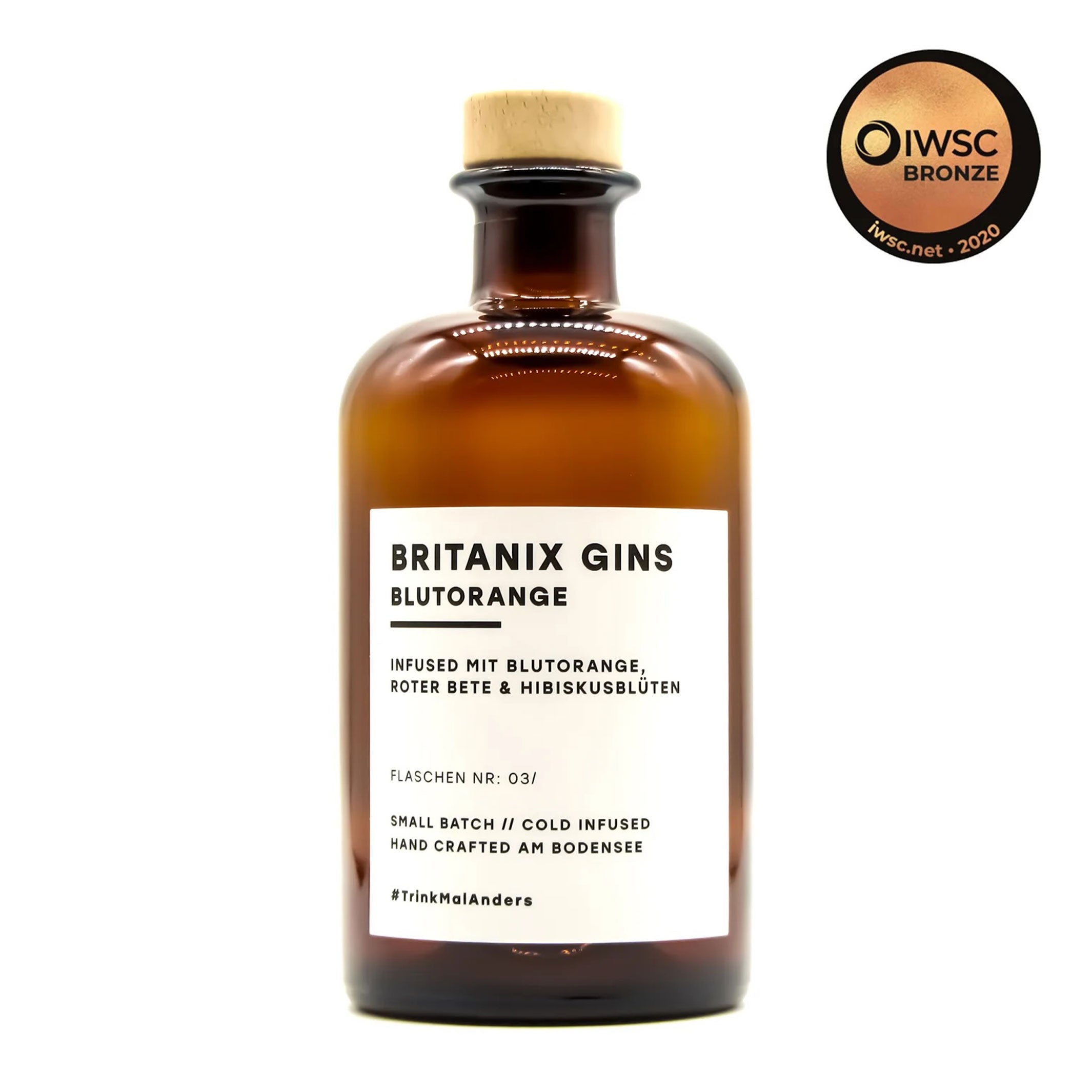 Blutorange GIN | 500ML | 40%VOL | Britanix Gins