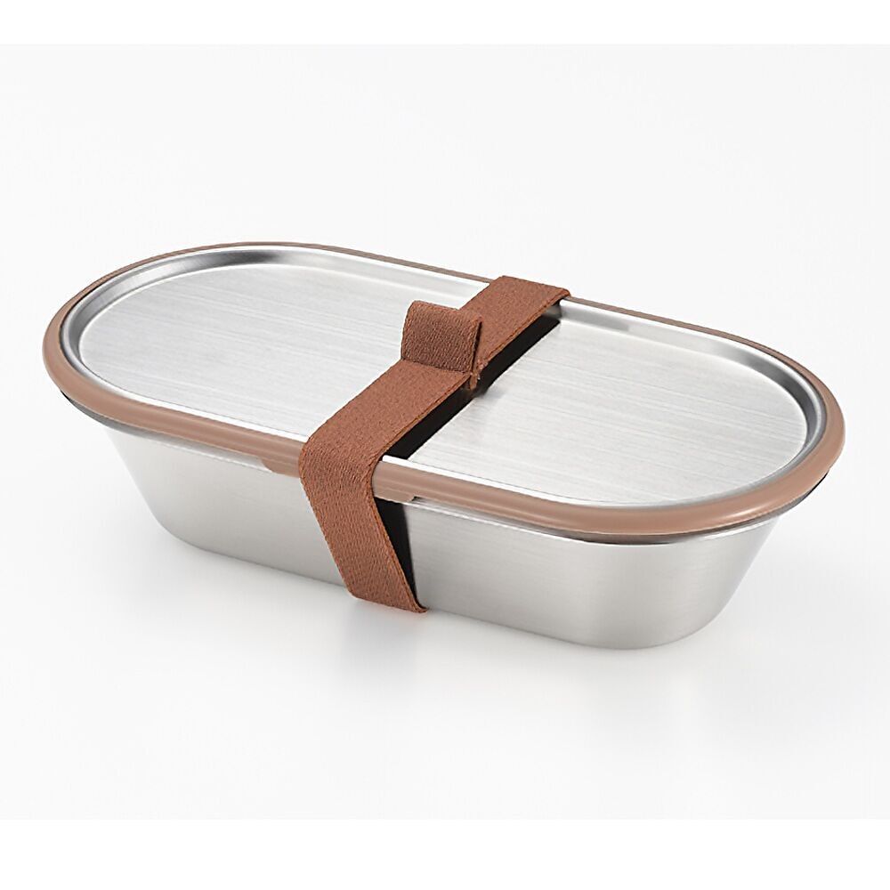 BENTO box made of stainless steel - LUNCH BOX in brown - AIKATA-Collection | YOSHIKAWA