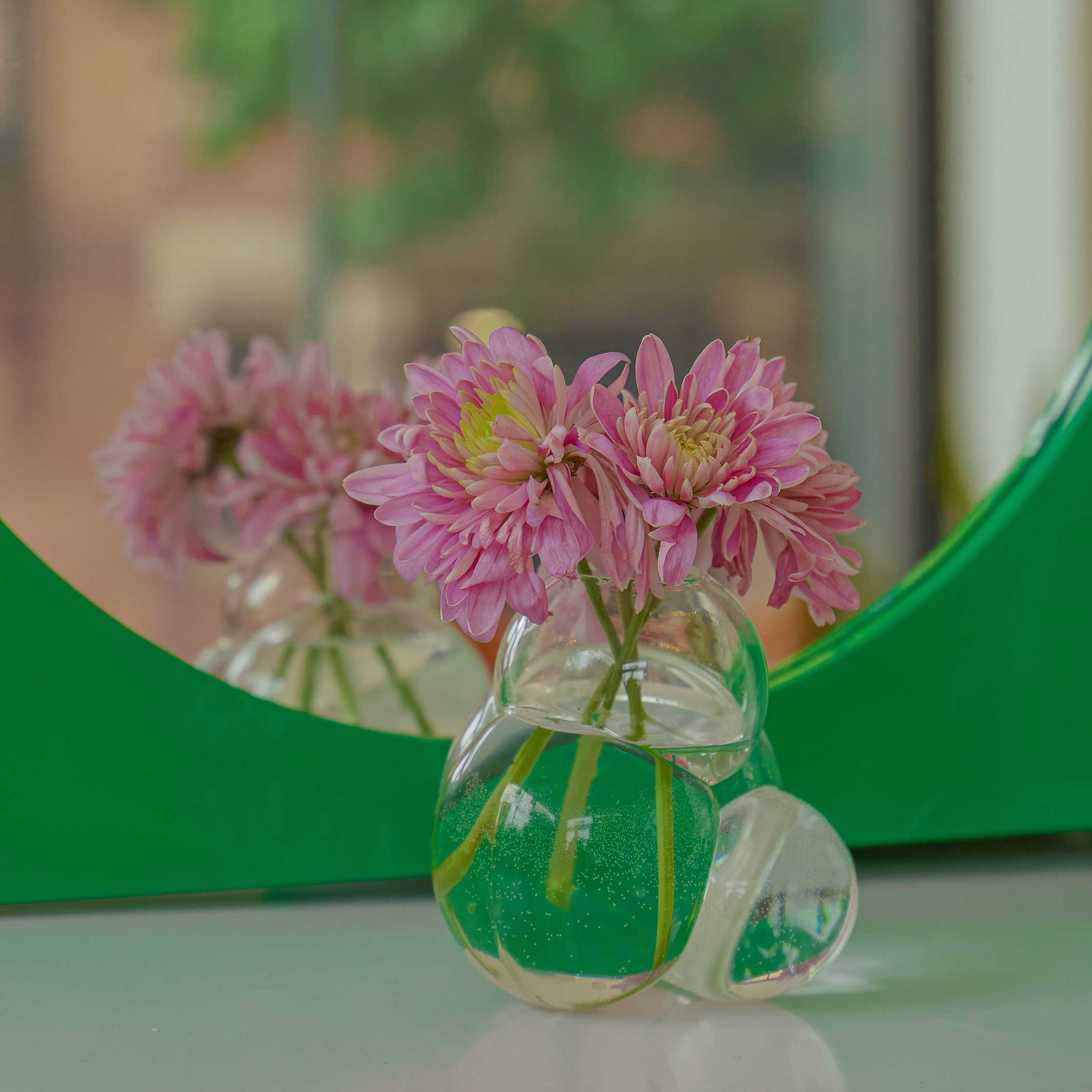 Wewoo - Café simple créatif intérieur décoration de bureau vase de tube à  essai en verre hydroponique transparenttype cadre bois à 3 trous - Vases -  Rue du Commerce
