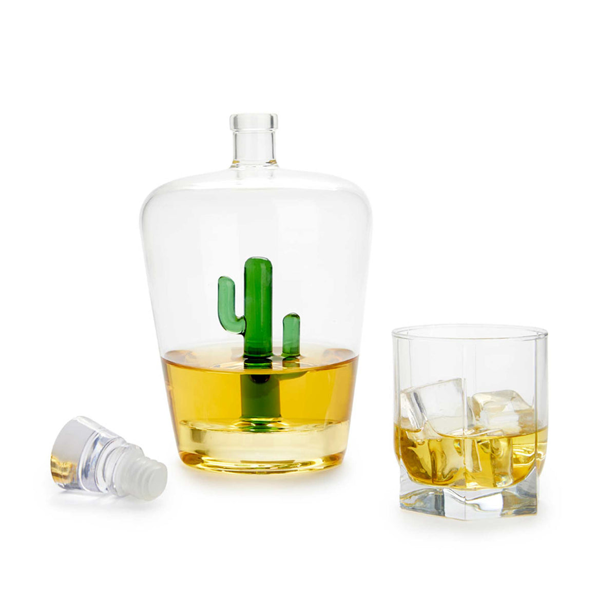 kaktus glas Glass Carafe Cactus – Green · 1 L