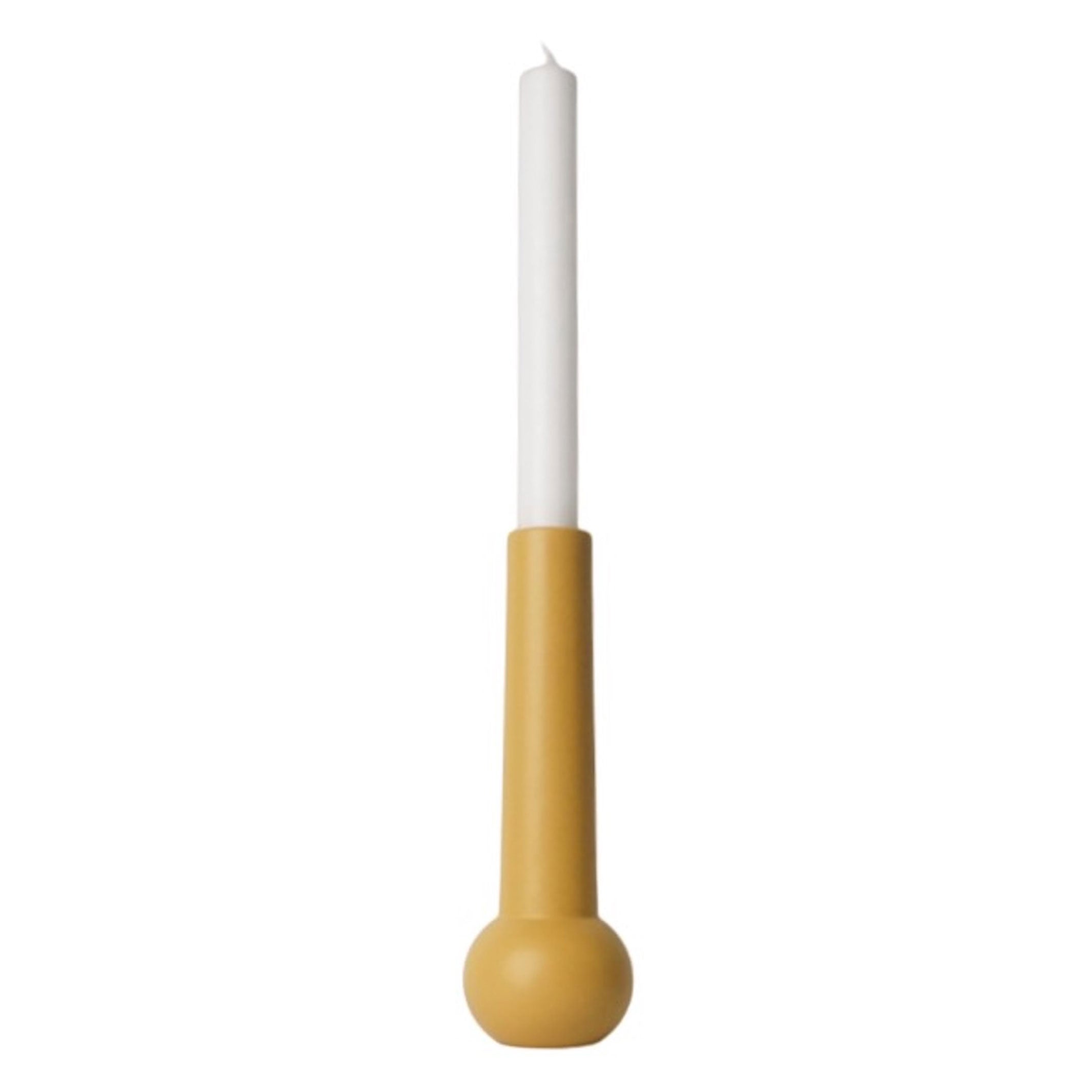 CONE LOW - wooden Candleholder 25 cm high | Lemon Lily