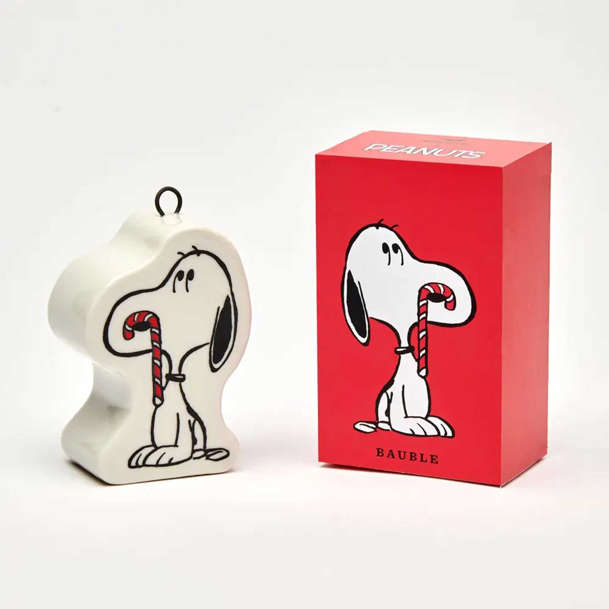 PEANUTS - CANDY CANE BAUBLE | XMAS TREE ORNAMENT | Magpie