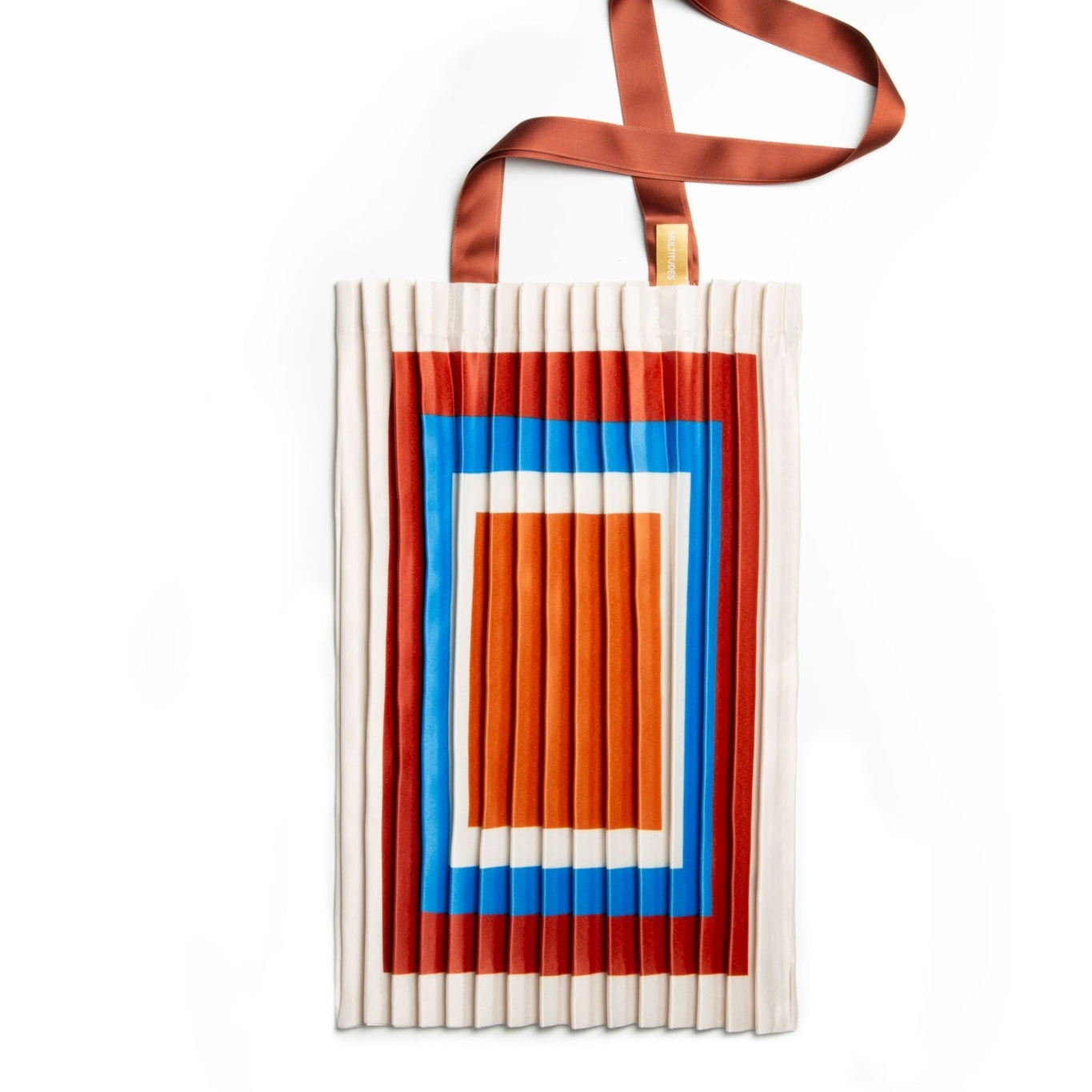 CERVO - Tote Bag - pleated satin 40x48 cm | Write Sketch &