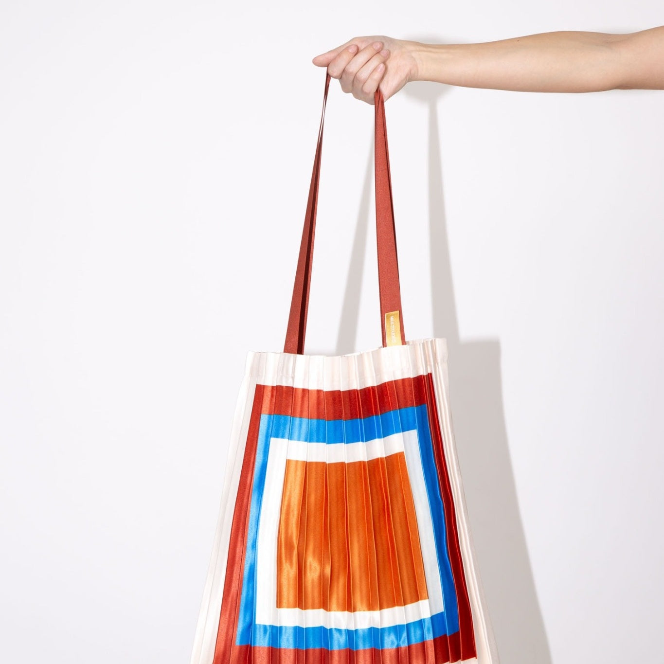 CERVO - Tote Bag - pleated satin 40x48 cm | Write Sketch &