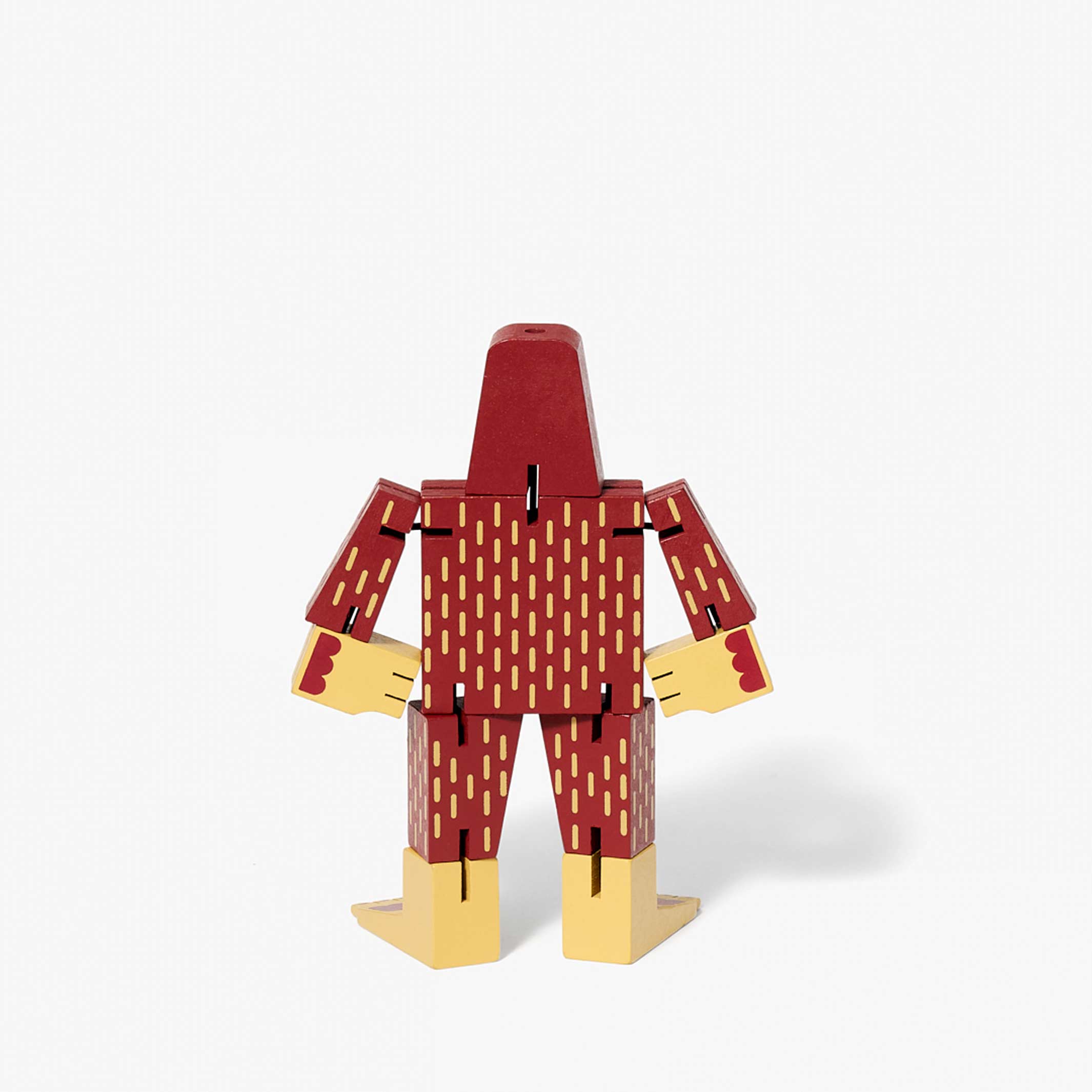 CUBEBOT CRYPTOIDS SASQUATCH - Roter 3D Puzzle Roboter - Small | David Weeks | Areaware