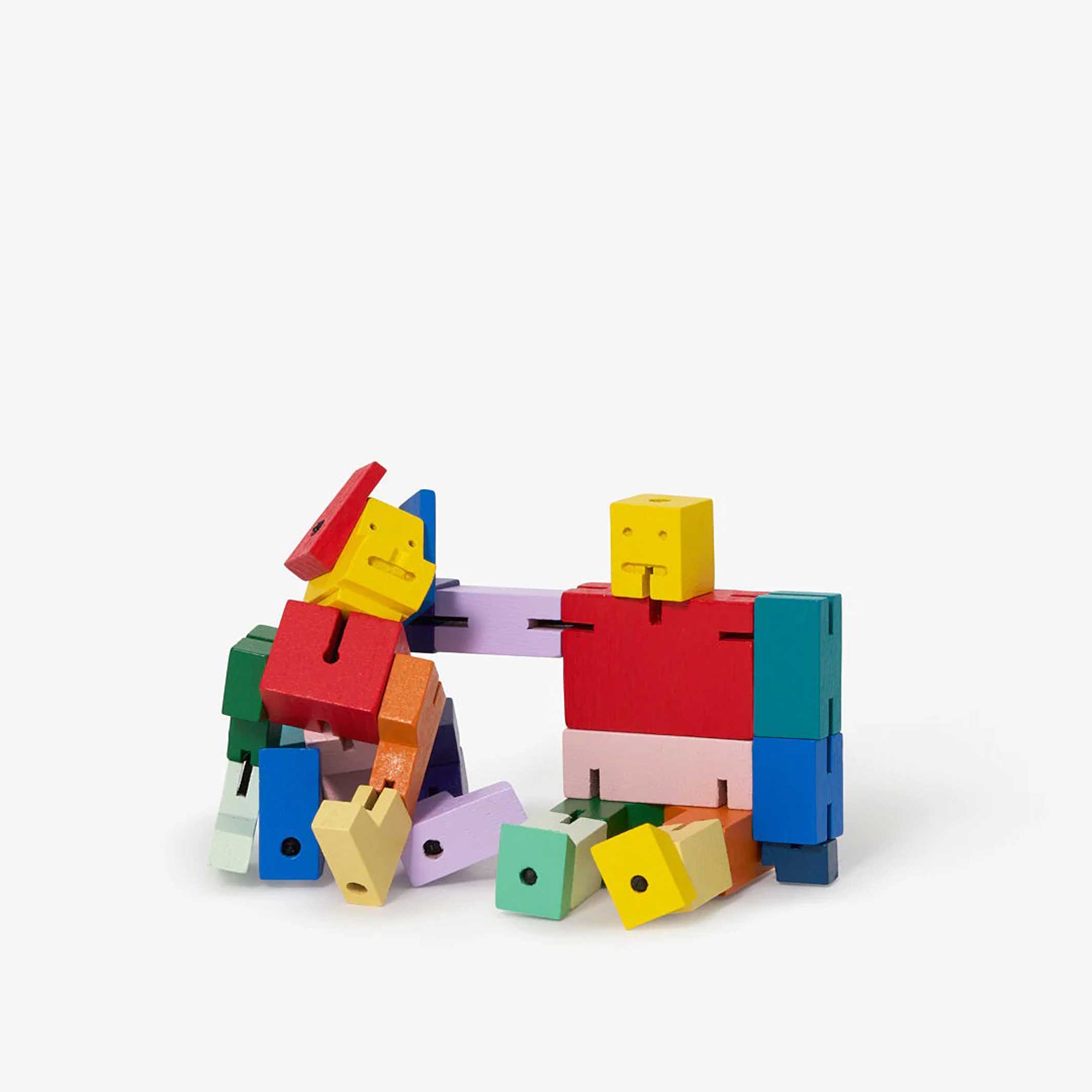 CUBEBOT® | Best Friends Set |  Cubebot & Milo Micro | 3D PUZZLE ROBOTER | David Weeks | Areaware