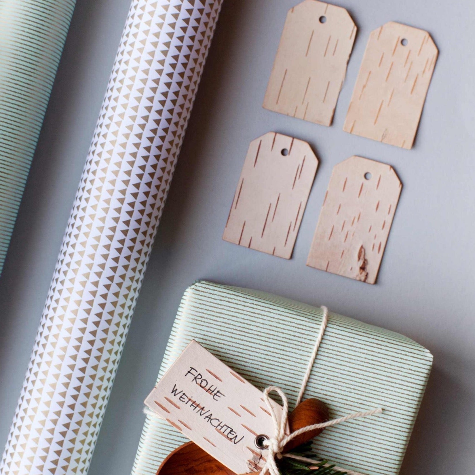 Gift tags - BIRCH BARK - set of 6 | Moya