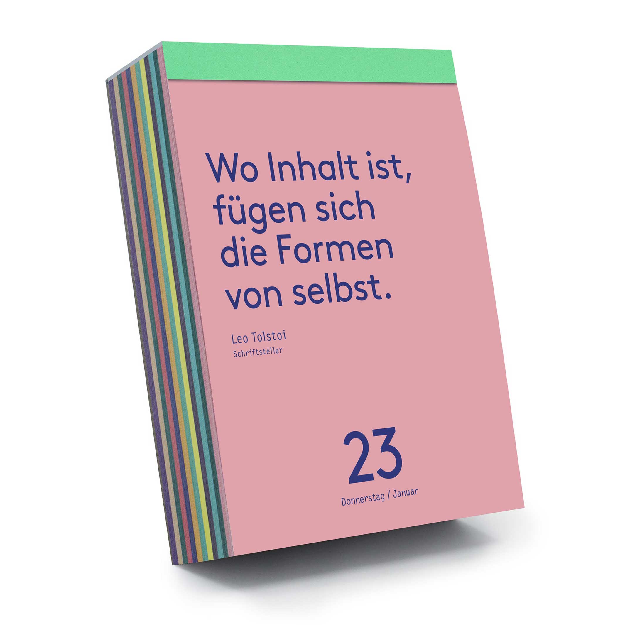 DENKPAUSE | Table Calendar 2025 - sturdy cardboard stand - 11,5x16 cm | seltmann+söhne