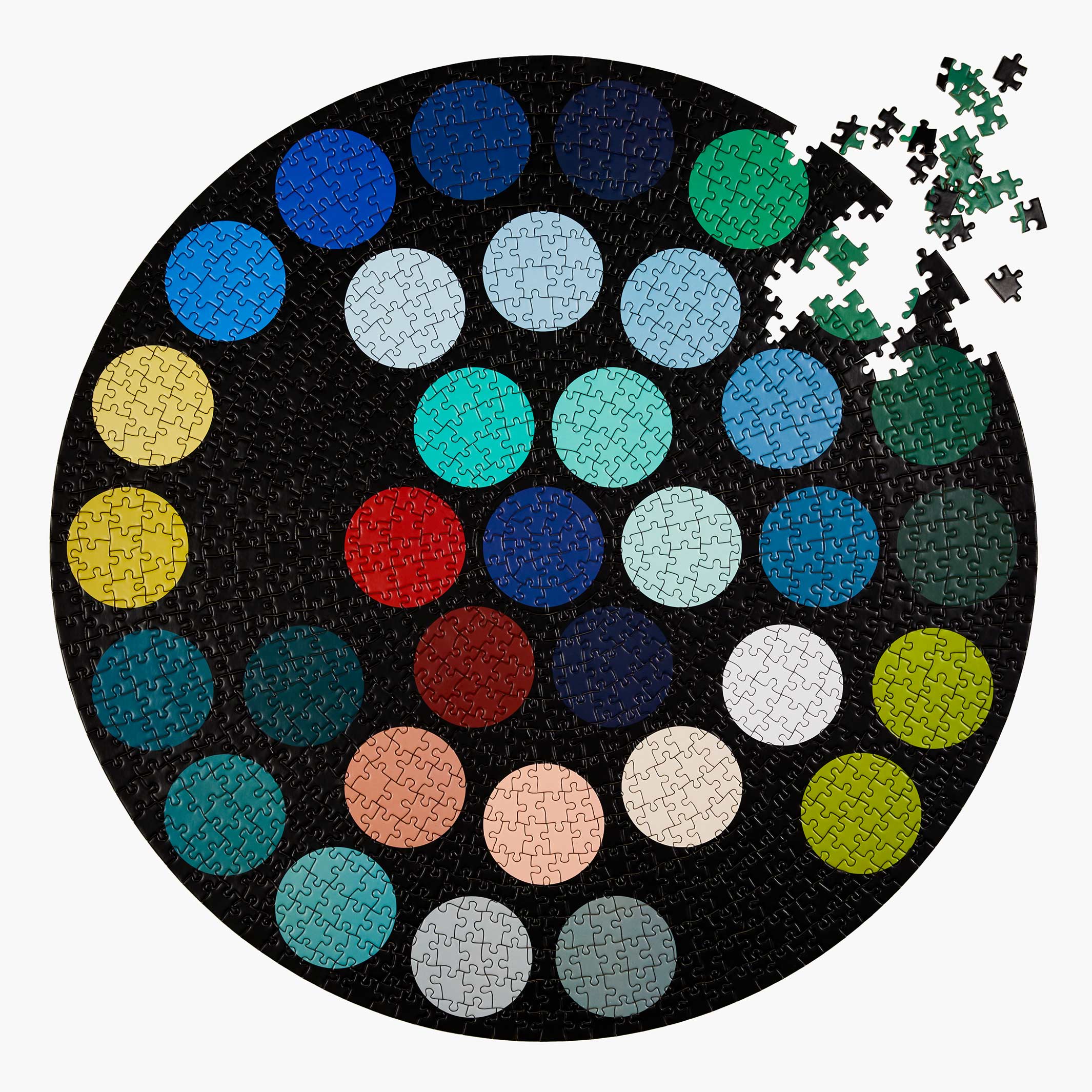 DOTS - rundes 1.000 Teile Puzzle | parkside