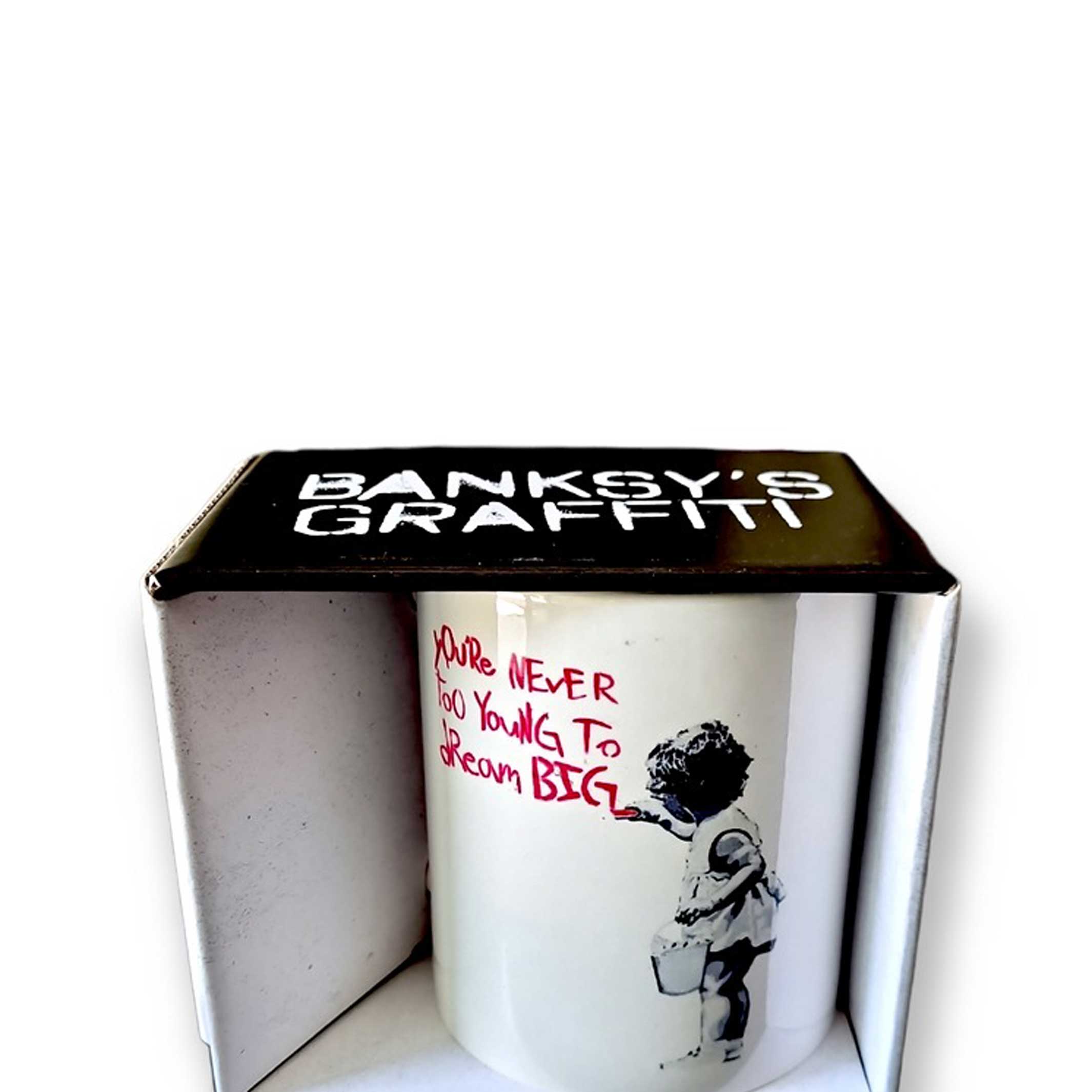 DREAM BIG | Banksy KAFFEE- & TEE-BECHER | Urban.ity