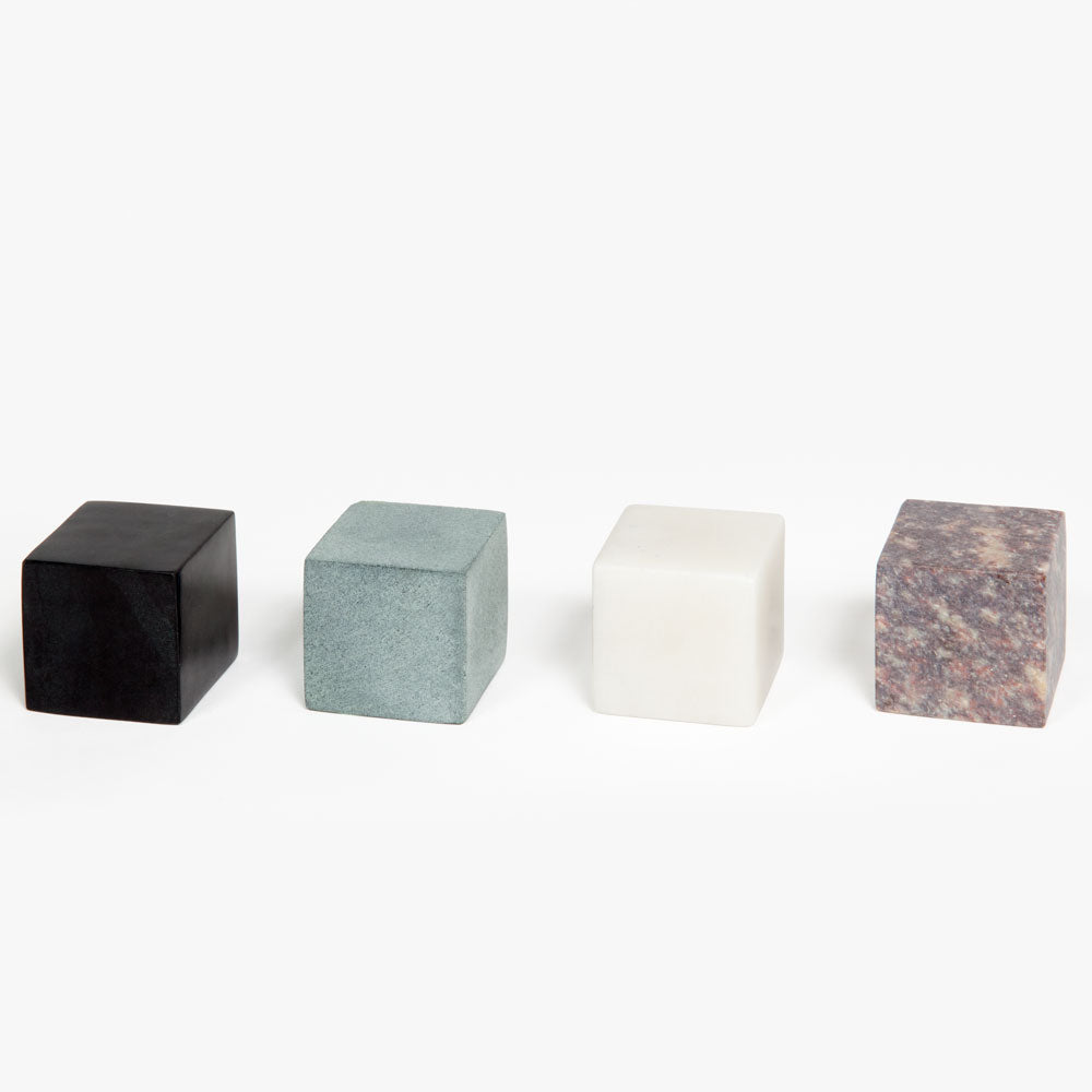 DRINK ROCKS CUBES | Set of 4 COOLING STONES | Runa Klock | Areaware