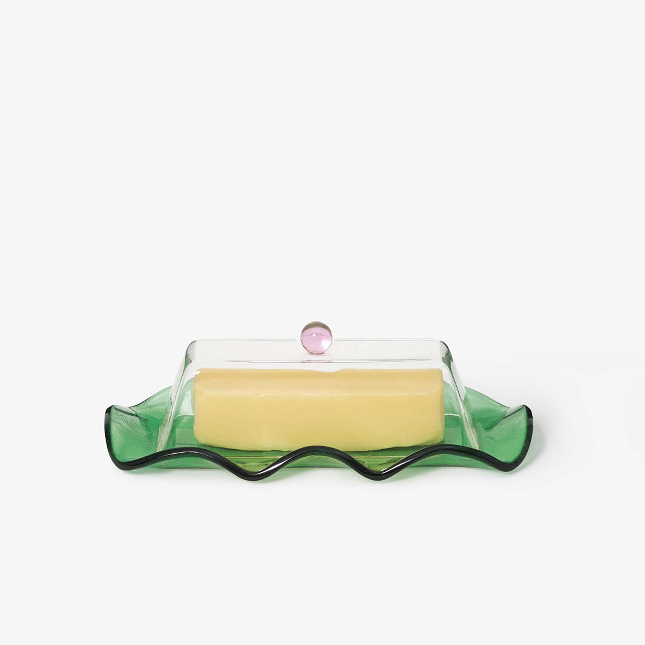 EVERYTHING NICE BUTTER DISH - Glass butter dish | Sophie Lou Jacobsen | Areaware