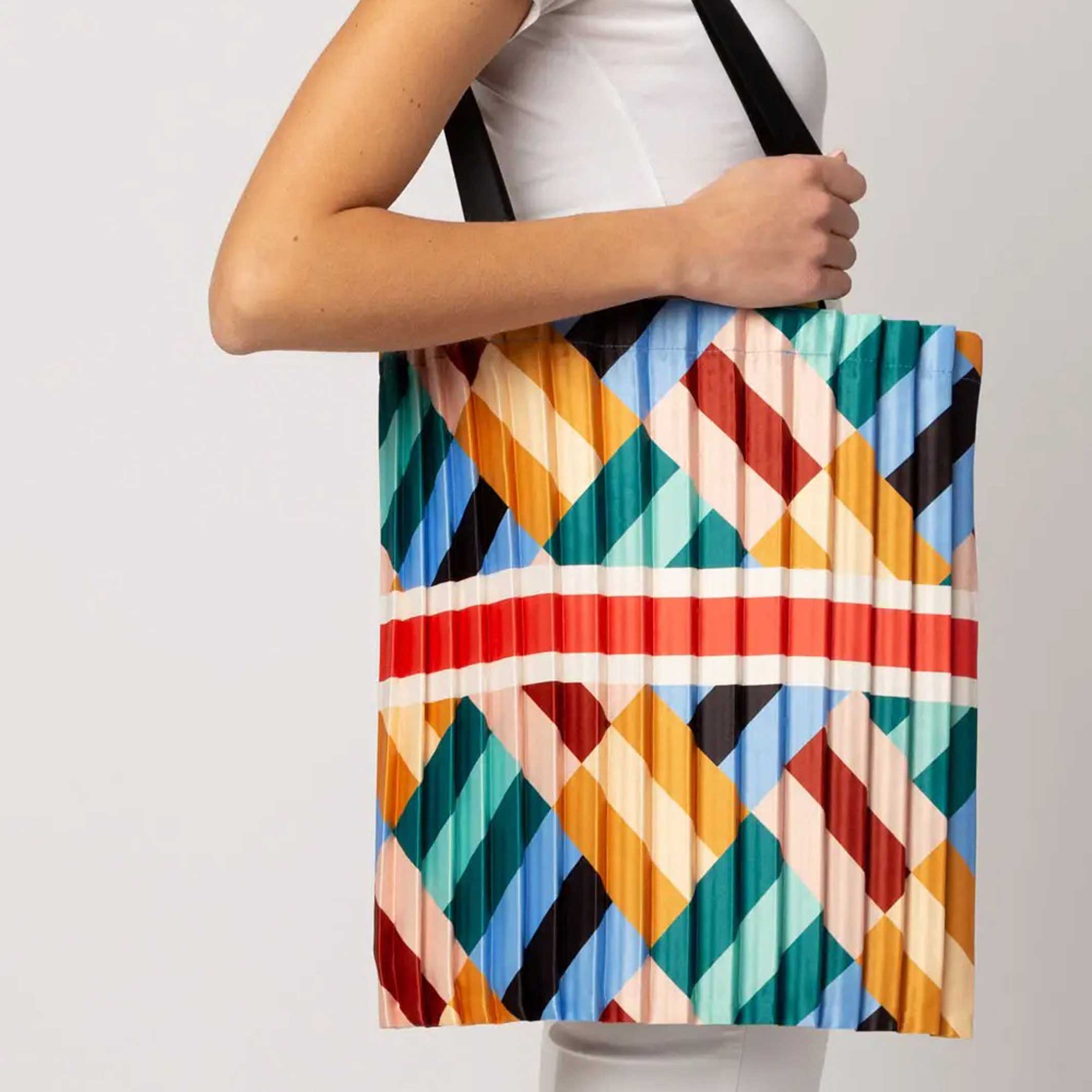 Satin discount tote bag