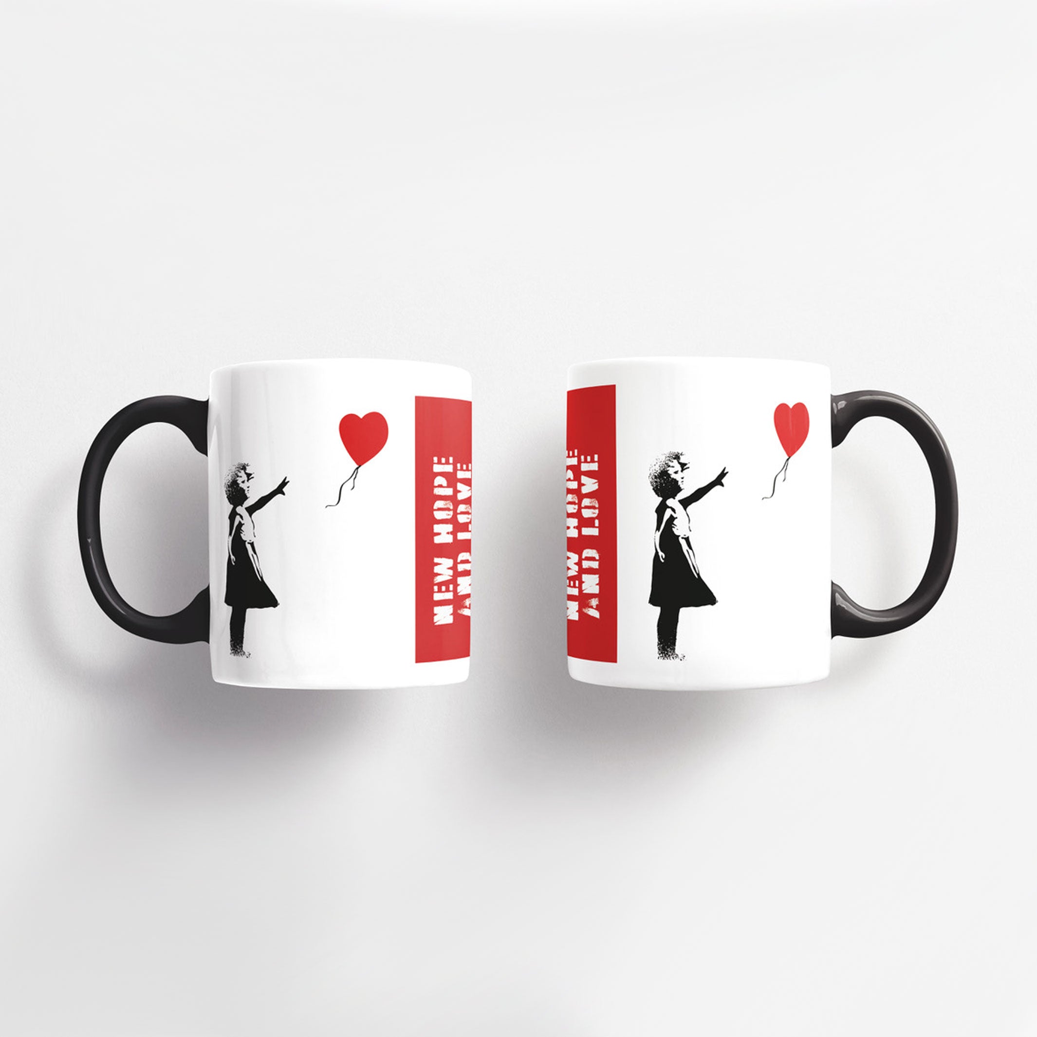 GIRL WITH RED BALLOON | Banksy COFFEE & TEA MUG | Urban.ity