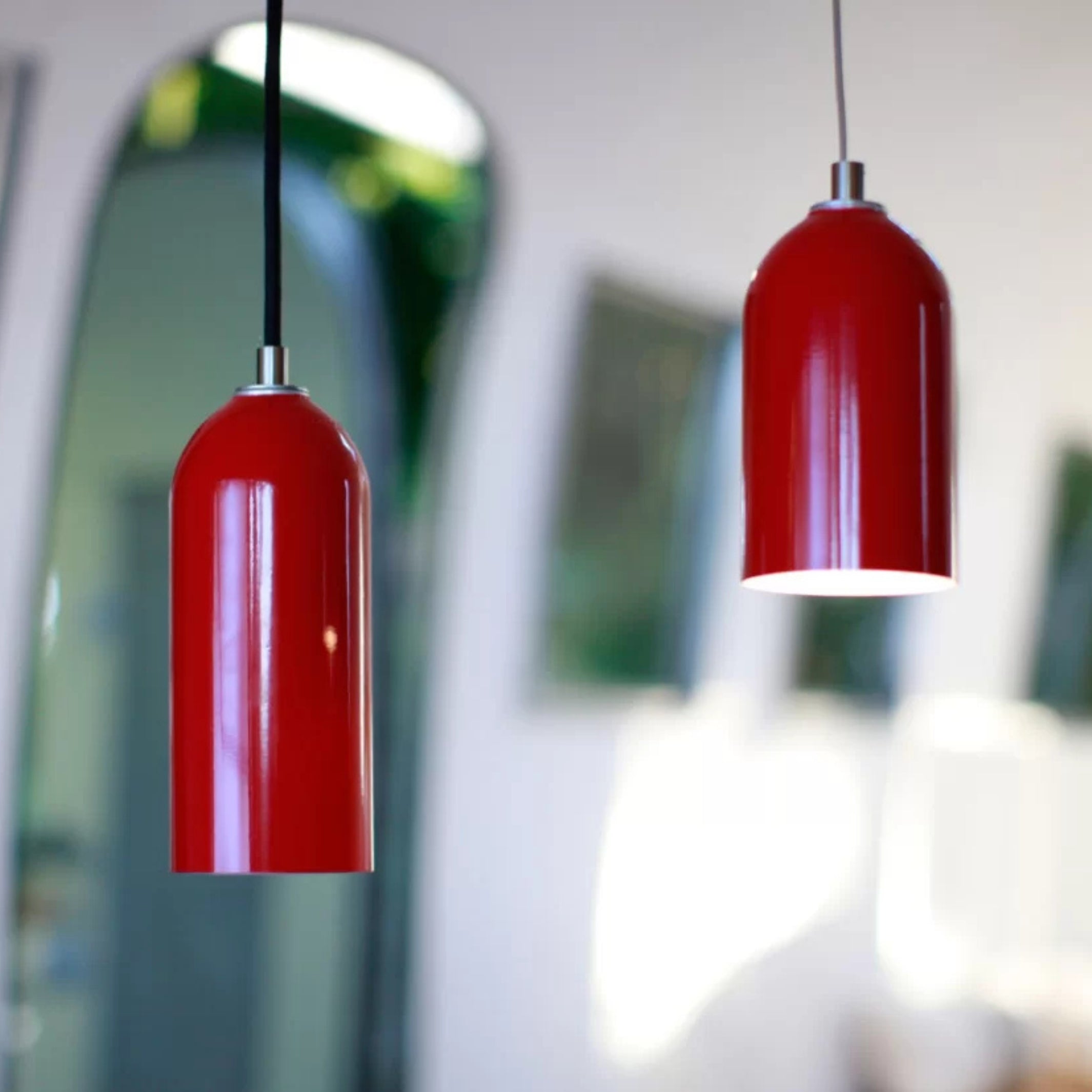 FIRELIGHT - Hängeleuchte - recycelte Feuerlöscher | werkvoll