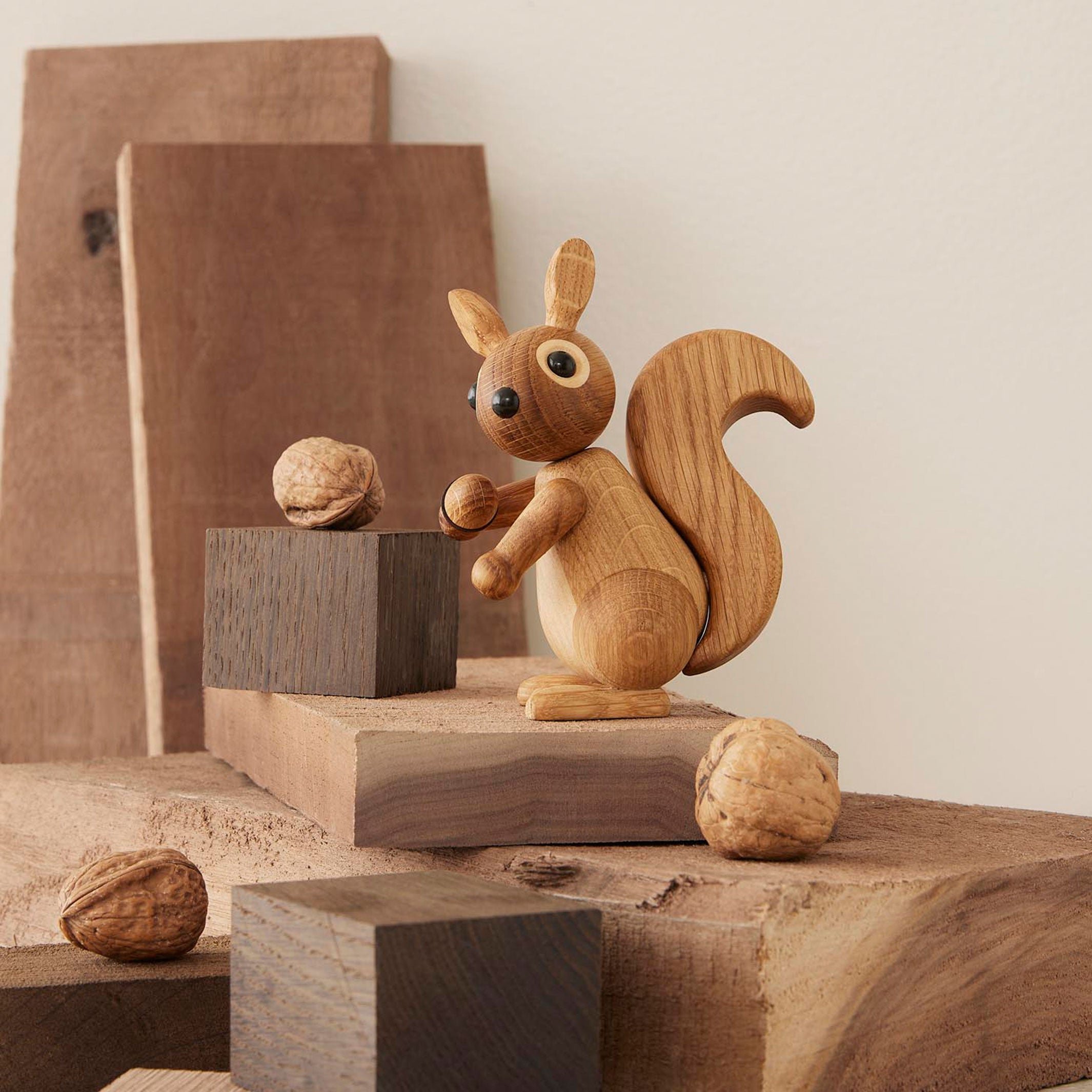 HAZEL |  SQUIRREL | wooden DECO FIGURINE | Chresten Sommer | Spring Copenhagen