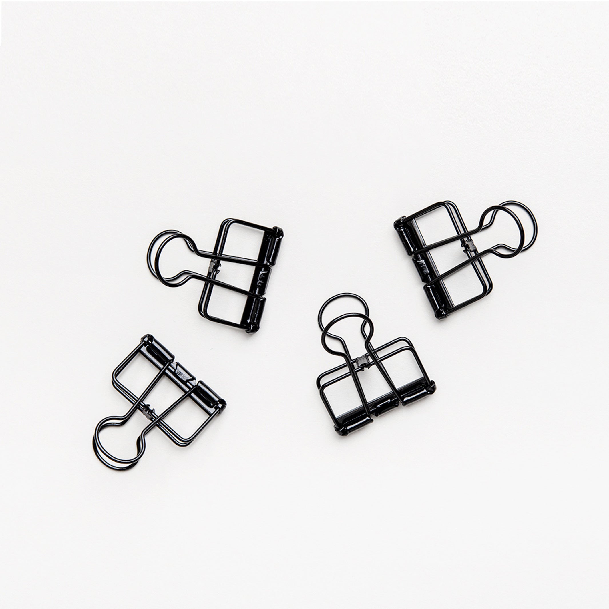 MINI FOLD BACK CLIPS - Set of 4 - 3,2 cm | Somewhere