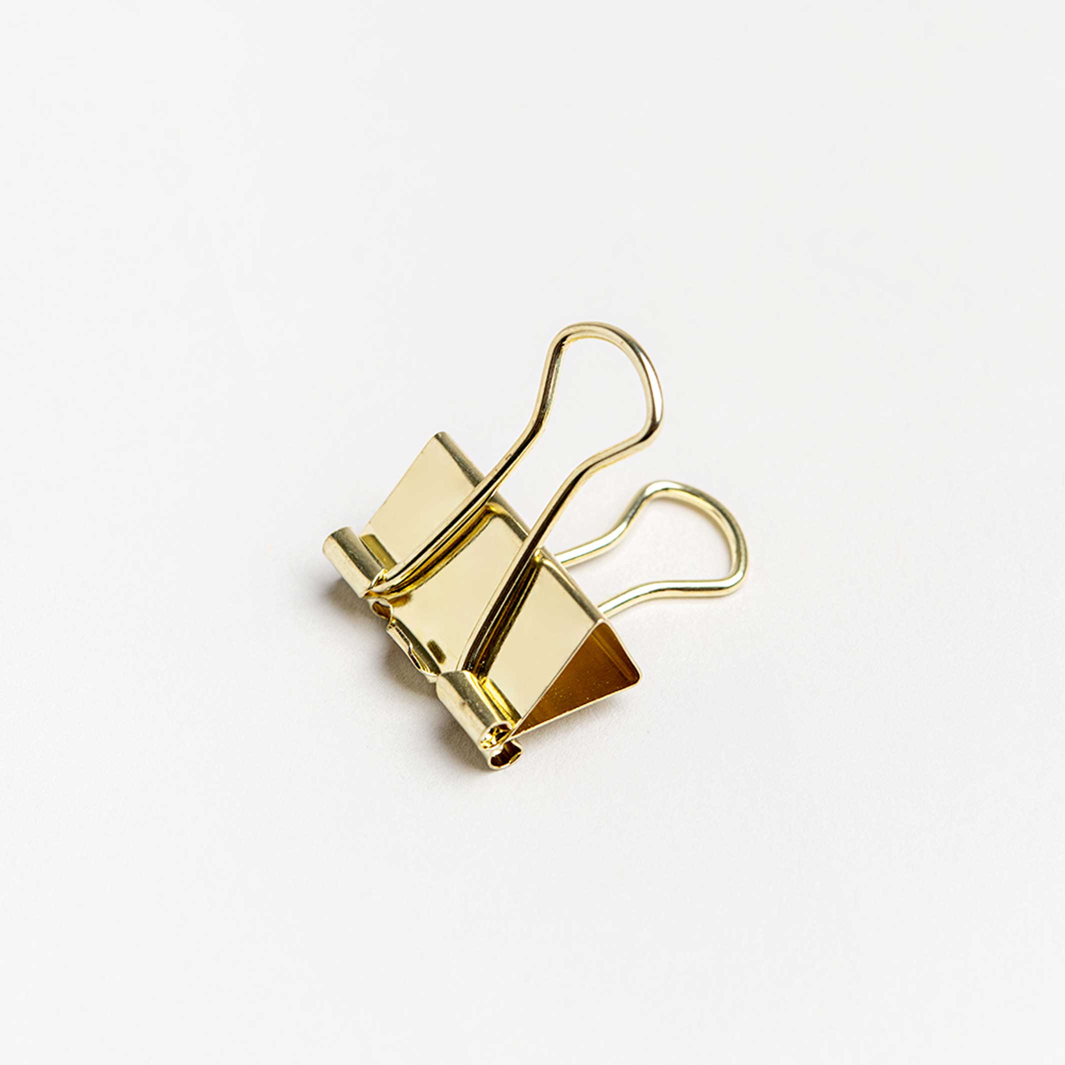 MINI FOLD BACK CLIPS - 20 Heftklammern im Glas - Gold 1,9 cm | Somewhere