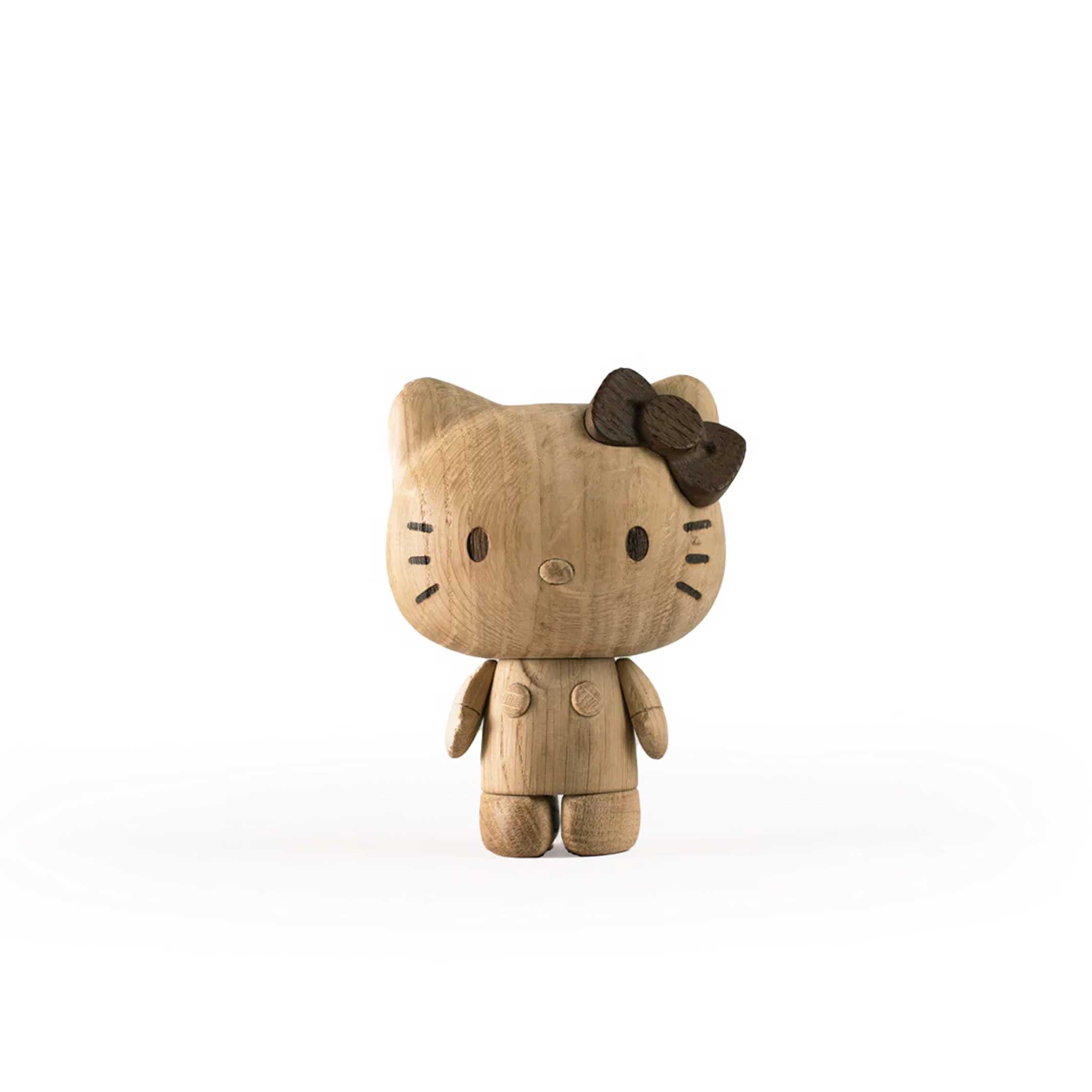 BONJOUR KITTY | FIGURINE EN BOIS | Chêne | enfance