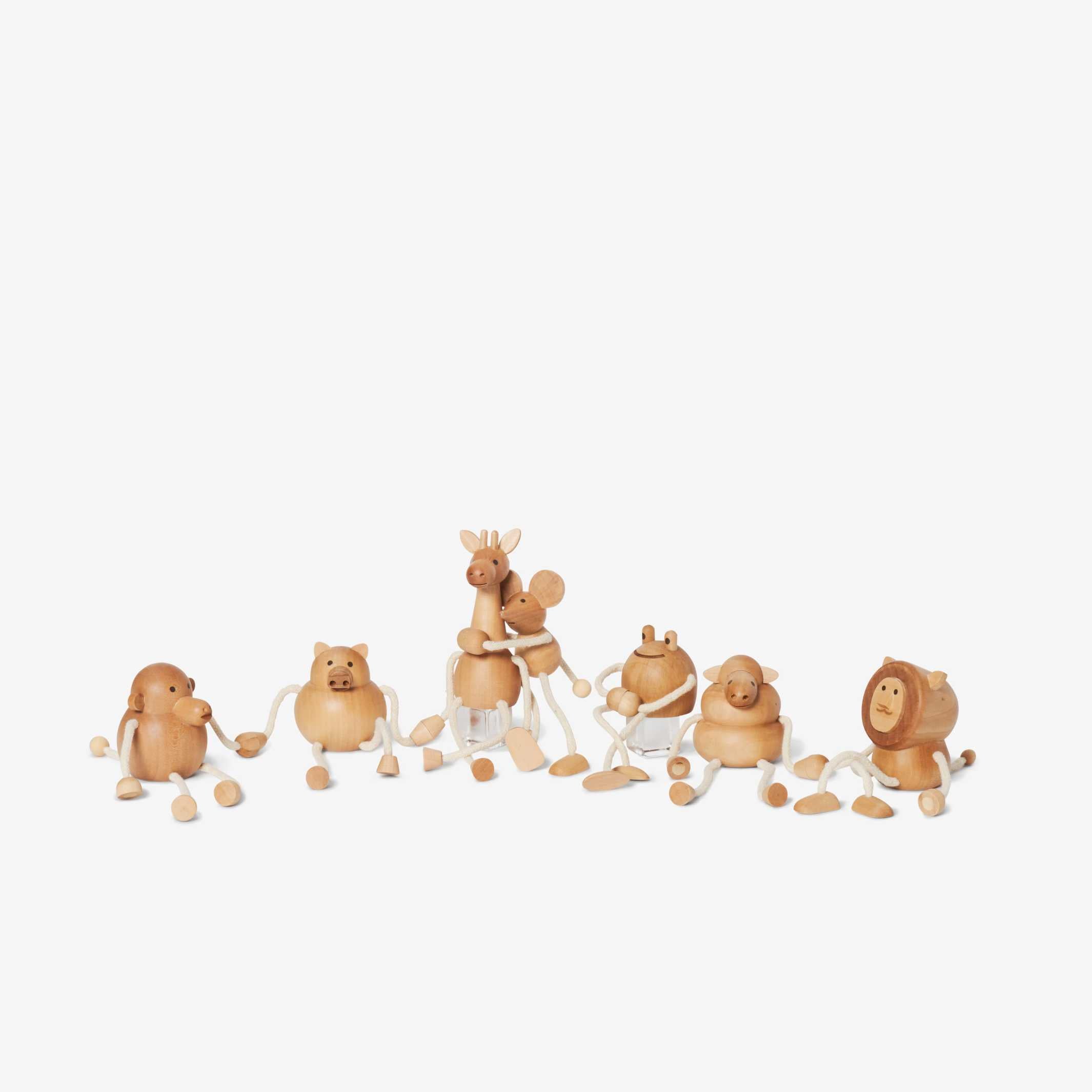 PALIMALS - wooden ANIMALS - FROG - natural | Rilla Alexander | Areaware