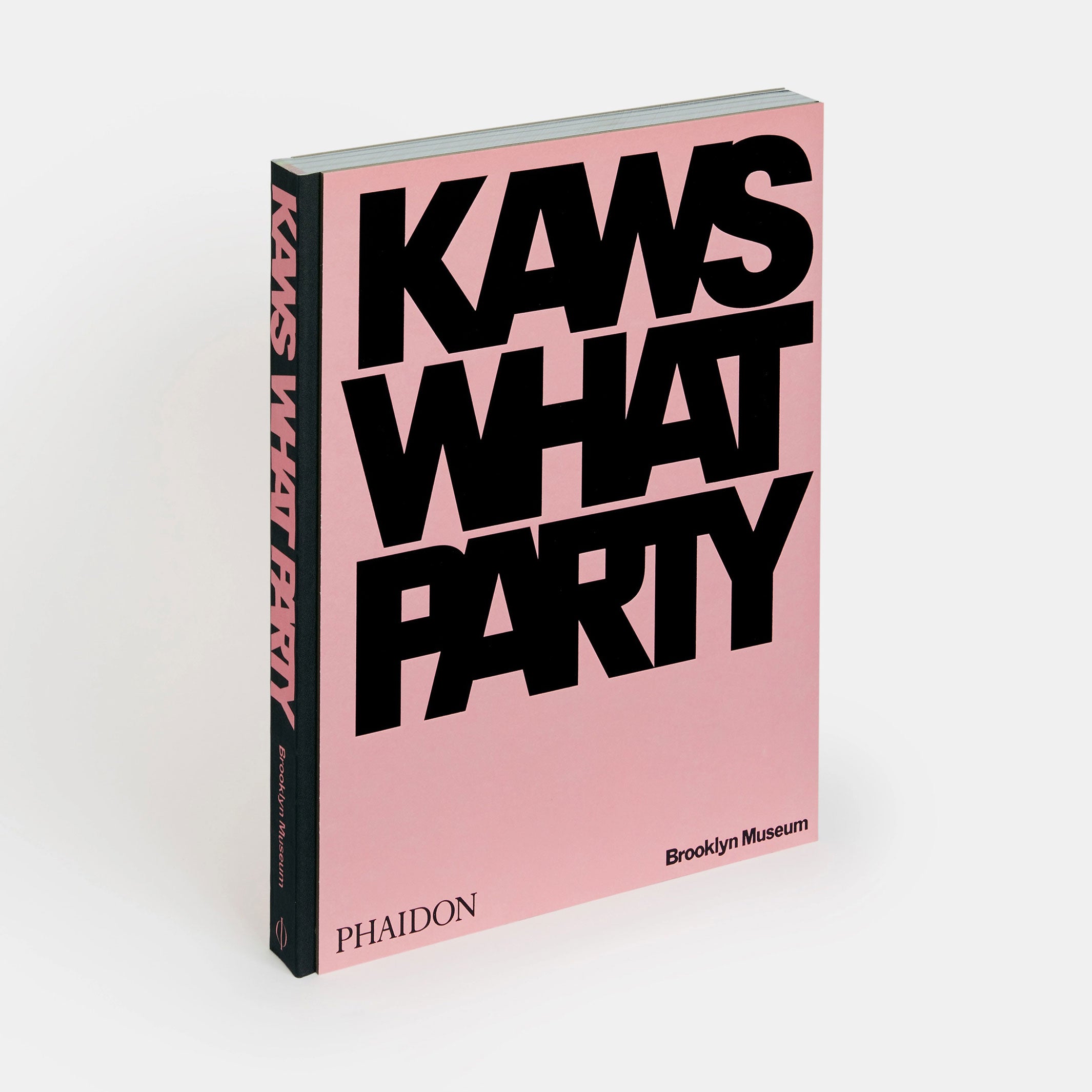 KAWS: WHAT PARTY (Black on Pink edition)  | BOOK | PHAIDON Publisher