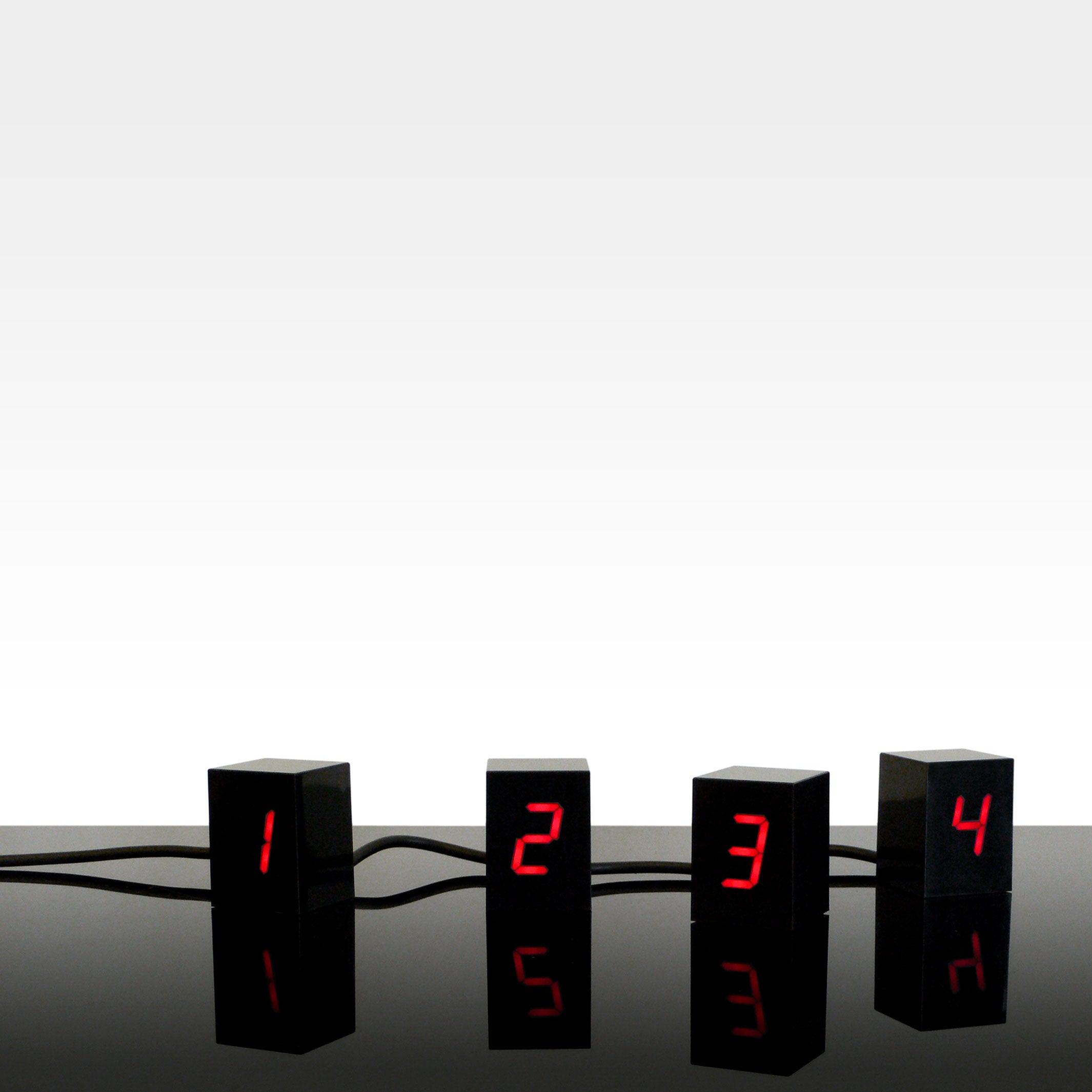 NUMBERS | LED ALARM CLOCK | Jonas Damon | Areaware