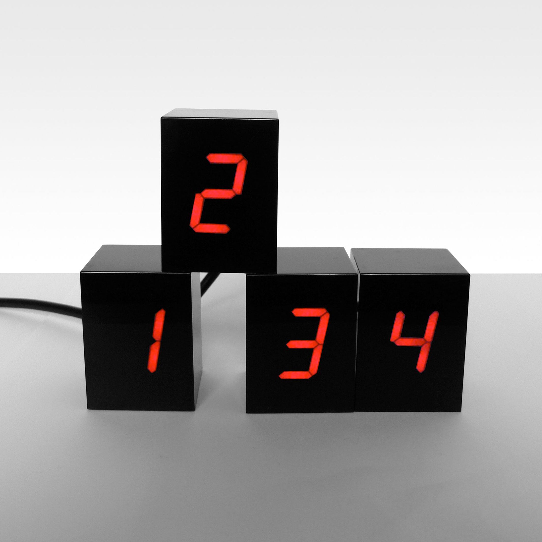 NUMBERS | LED ALARM CLOCK | Jonas Damon | Areaware