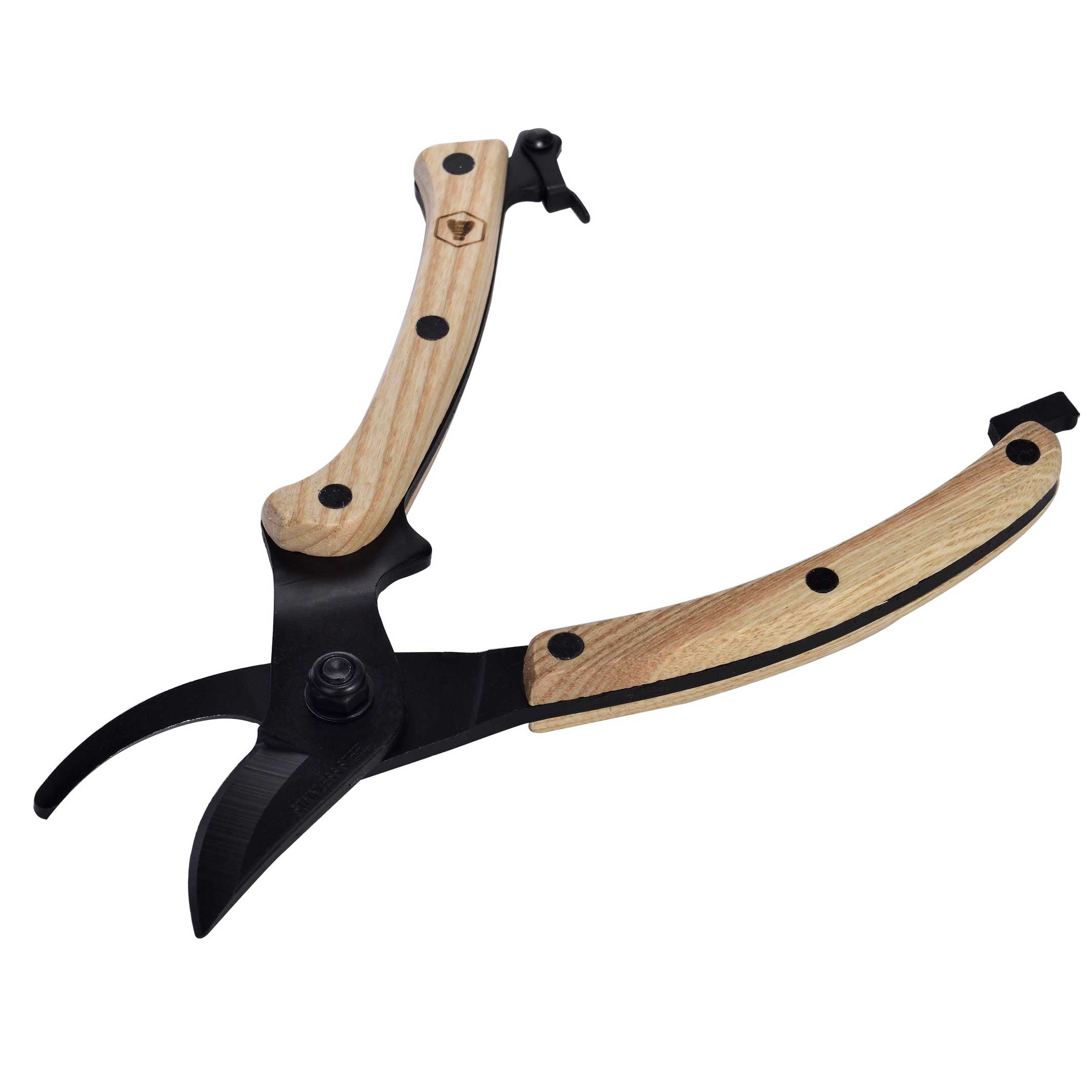 Garden Shears - black with wooden handle | Laguiole