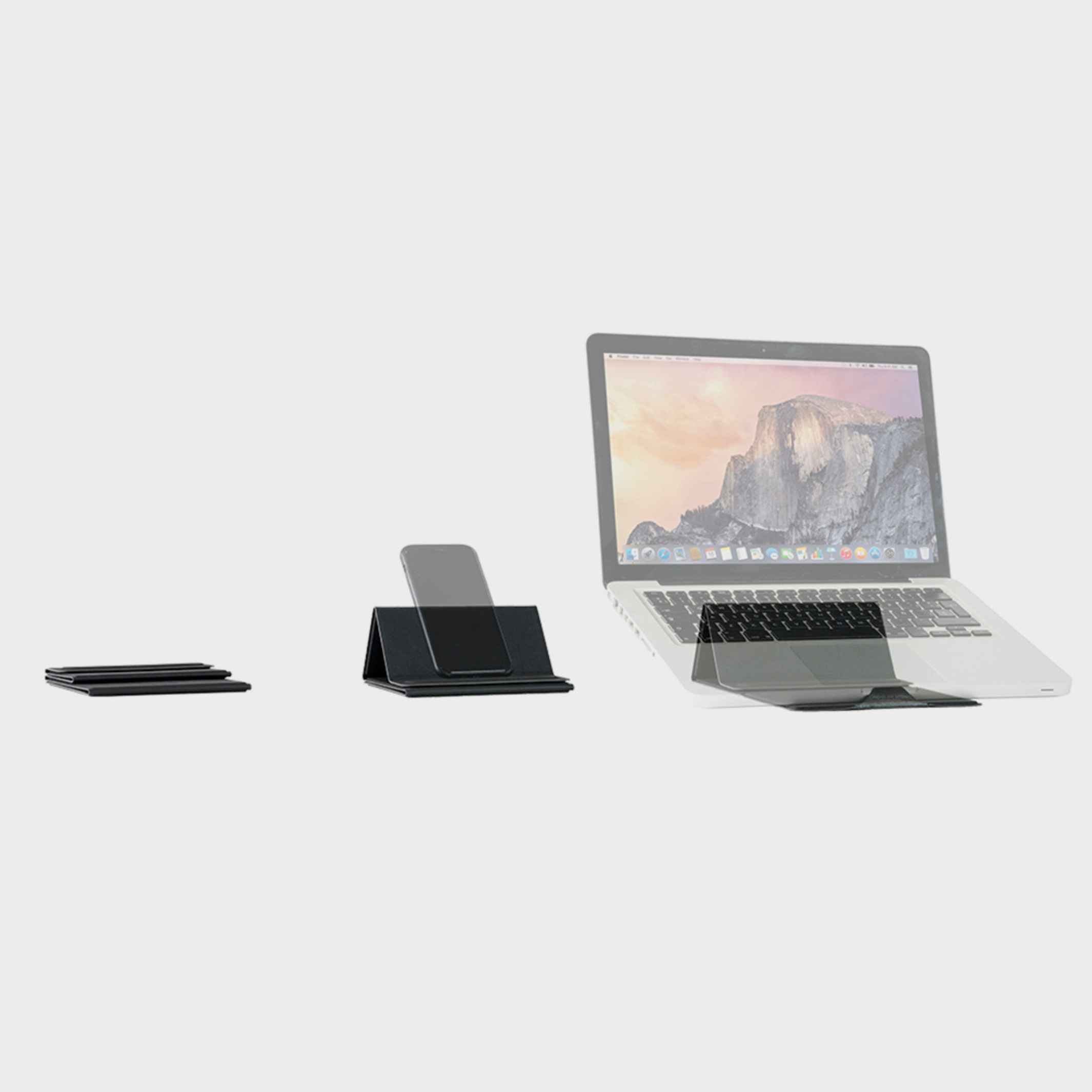 Universal STAND for laptop, tablet, smartphone - 11x15.5 cm | beblau