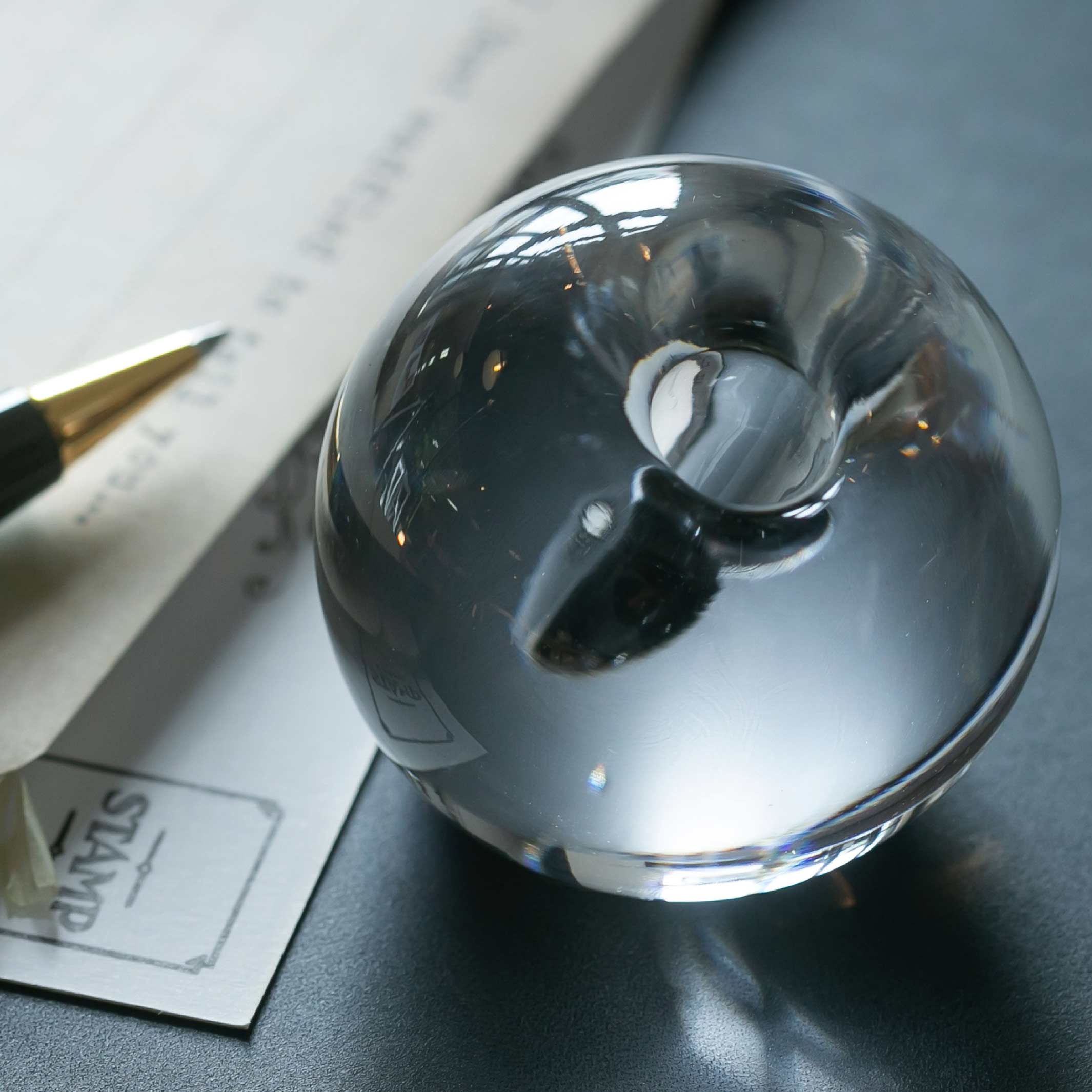 MIZUTAMA - Glas-Stiftehalter mit Kugelschreiber | 100percent