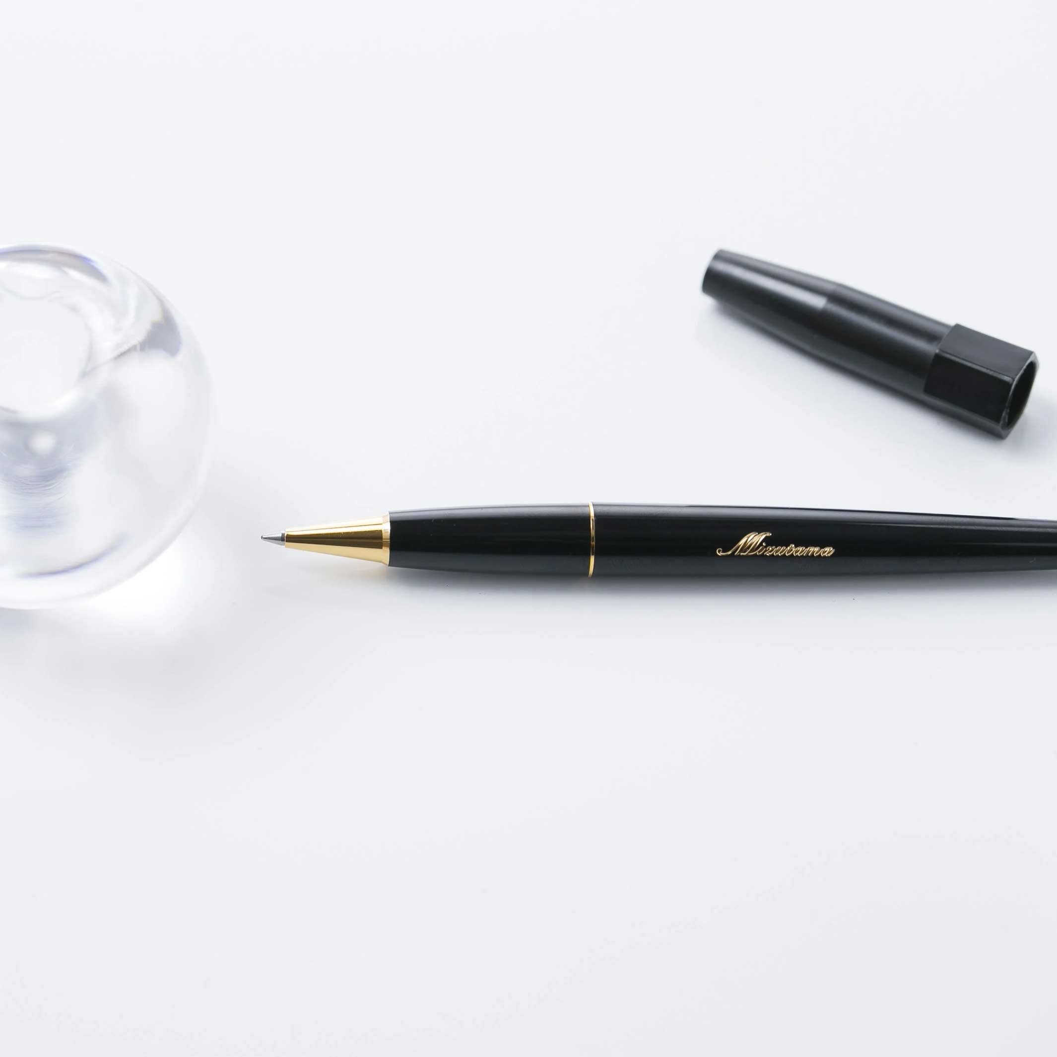 MIZUTAMA - Glas-Stiftehalter mit Kugelschreiber | 100percent