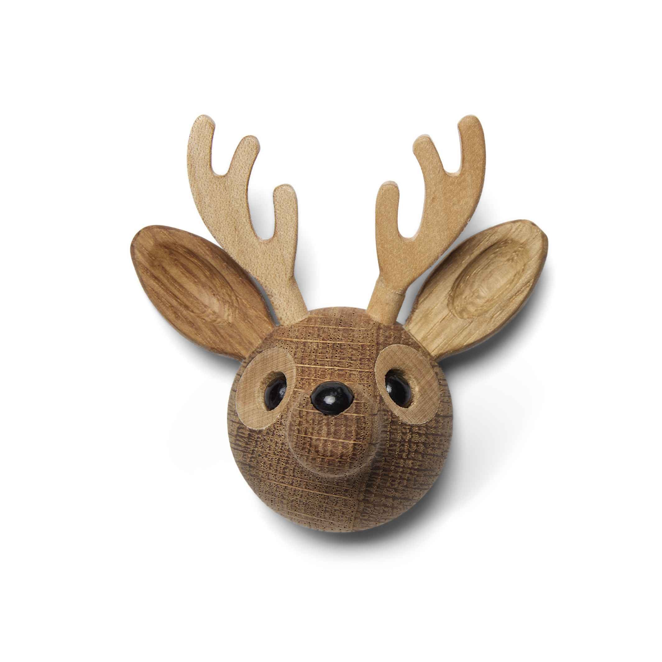 SPIRIT MAGNET -  small magnetic DEER - wooden DECO FIGURINE | Chresten Sommer | Spring Copenhagen