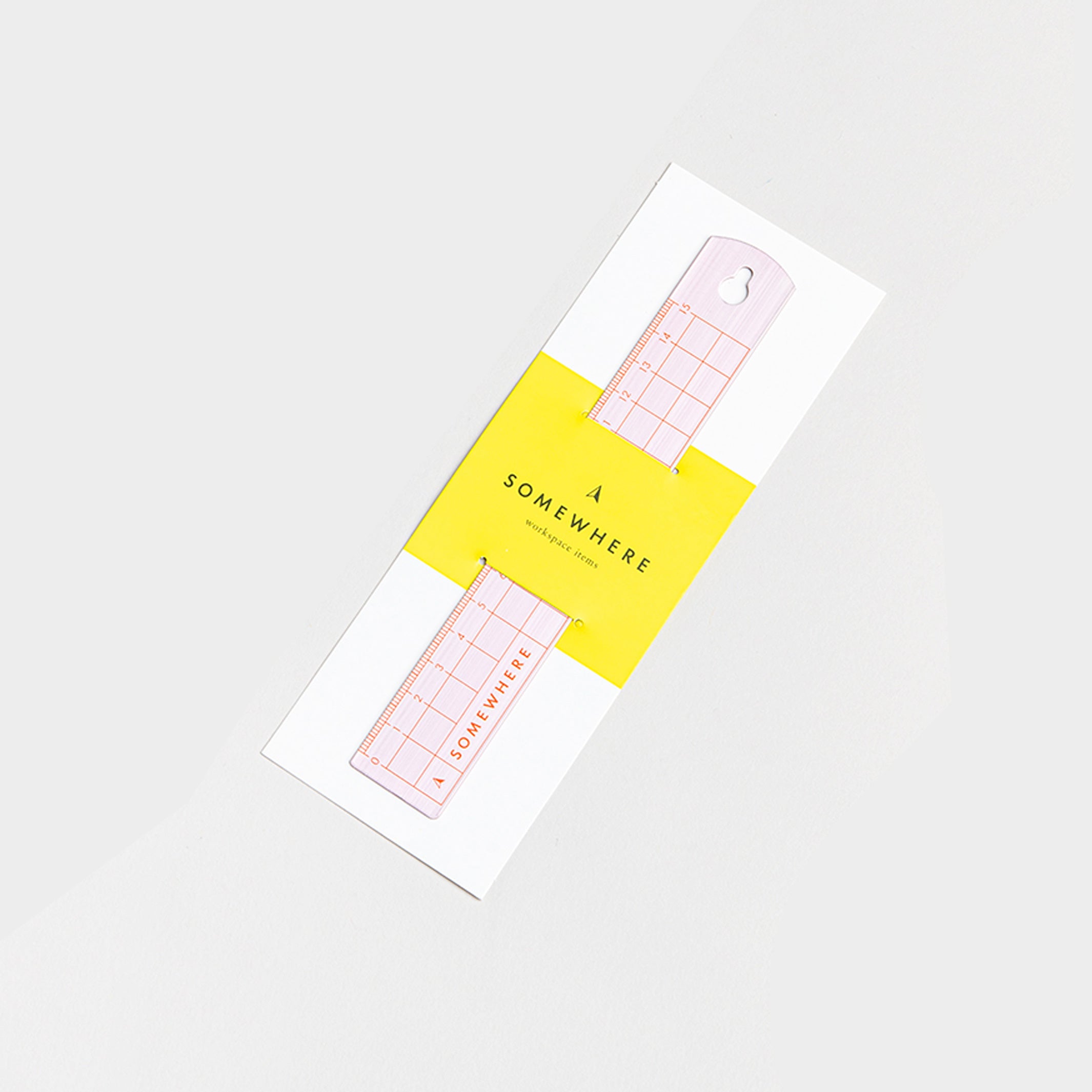 MAKE ME BLUSH RULER - Lineal aus Aluminium - 15 cm | Somewhere