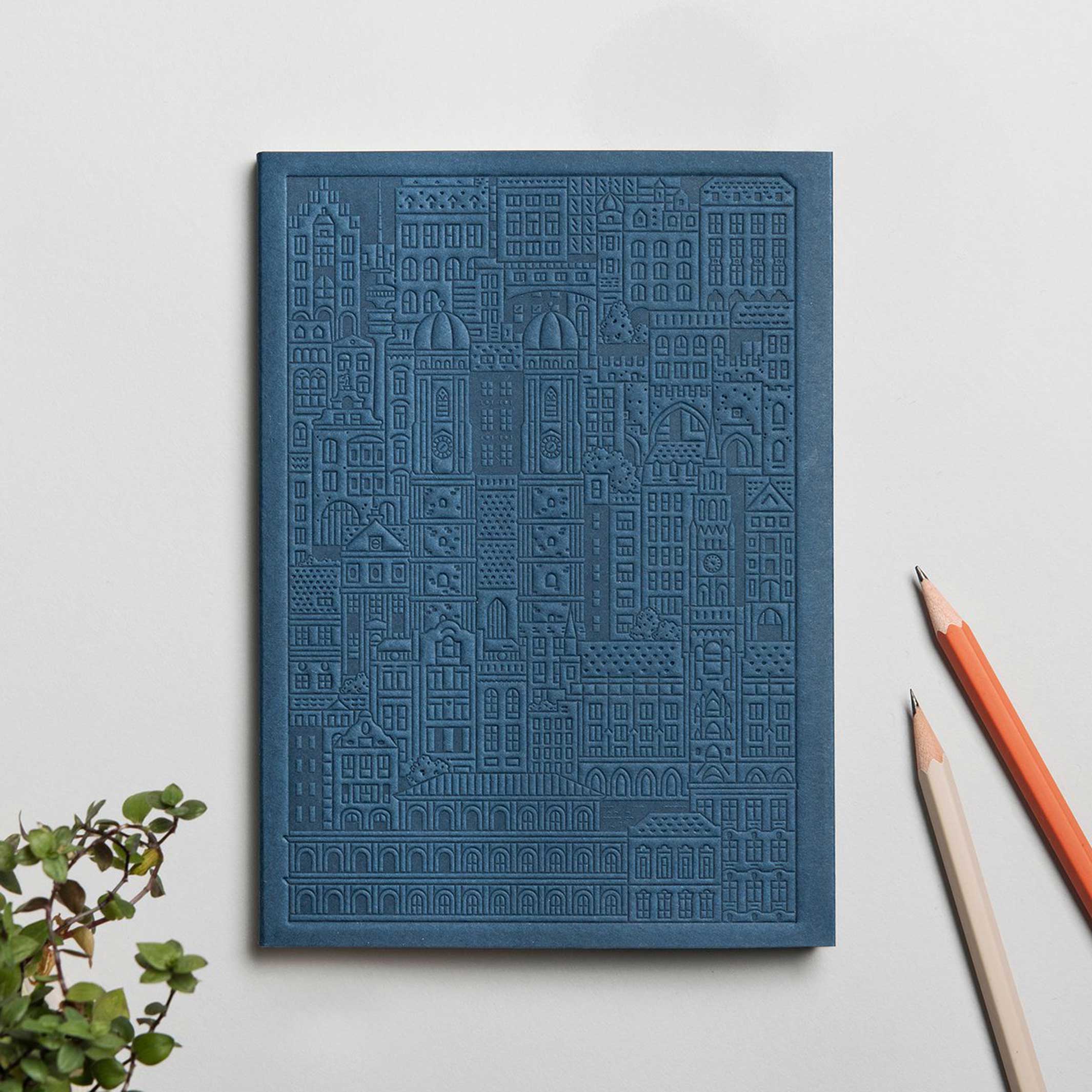 MÜNCHEN NOTEBOOK | blaues NOTIZBUCH | 18x13 cm & 128 Seiten | the city works