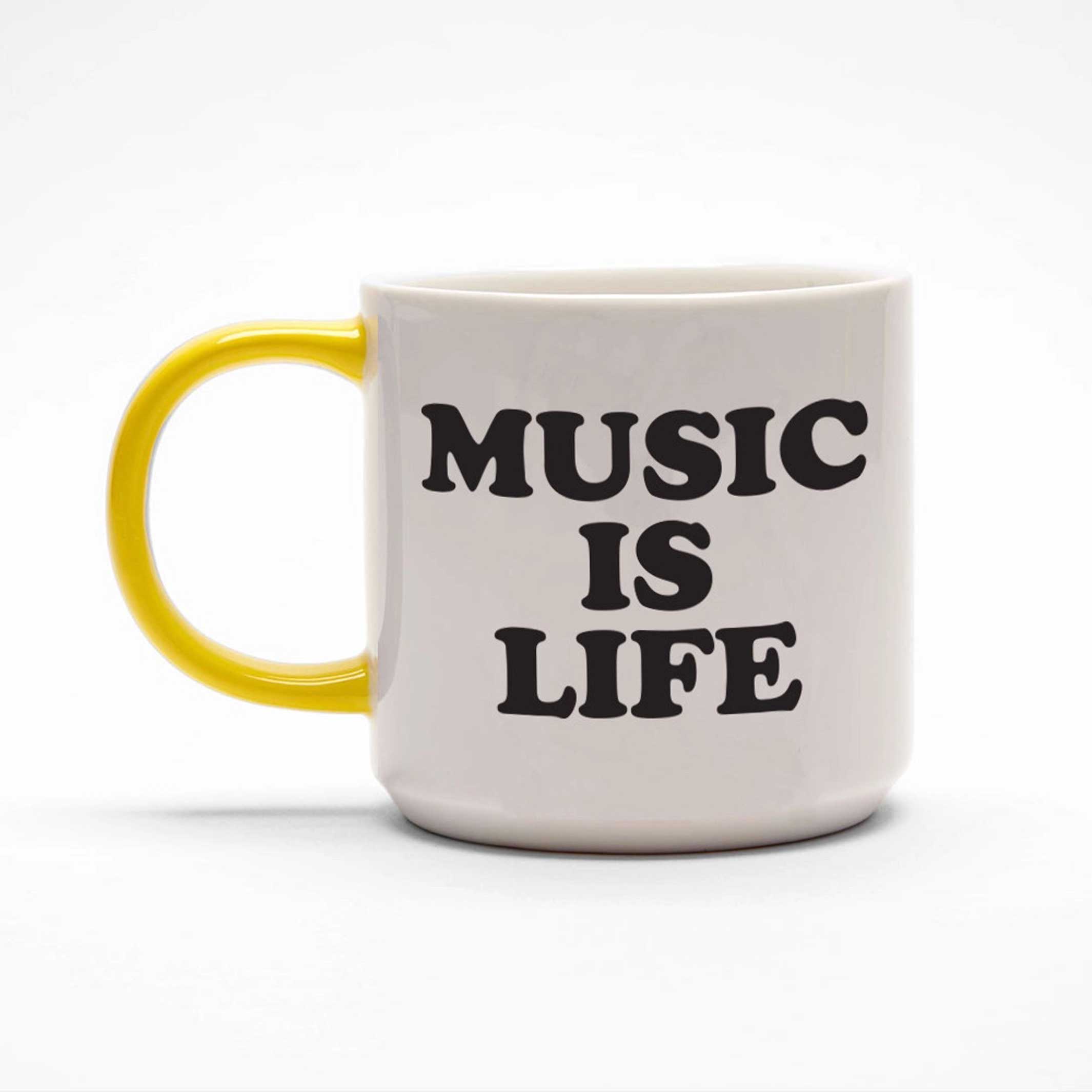 PEANUTS - MUSIC IS LIFE  MUG | COFFEE- & TEA-MUG | Magpie