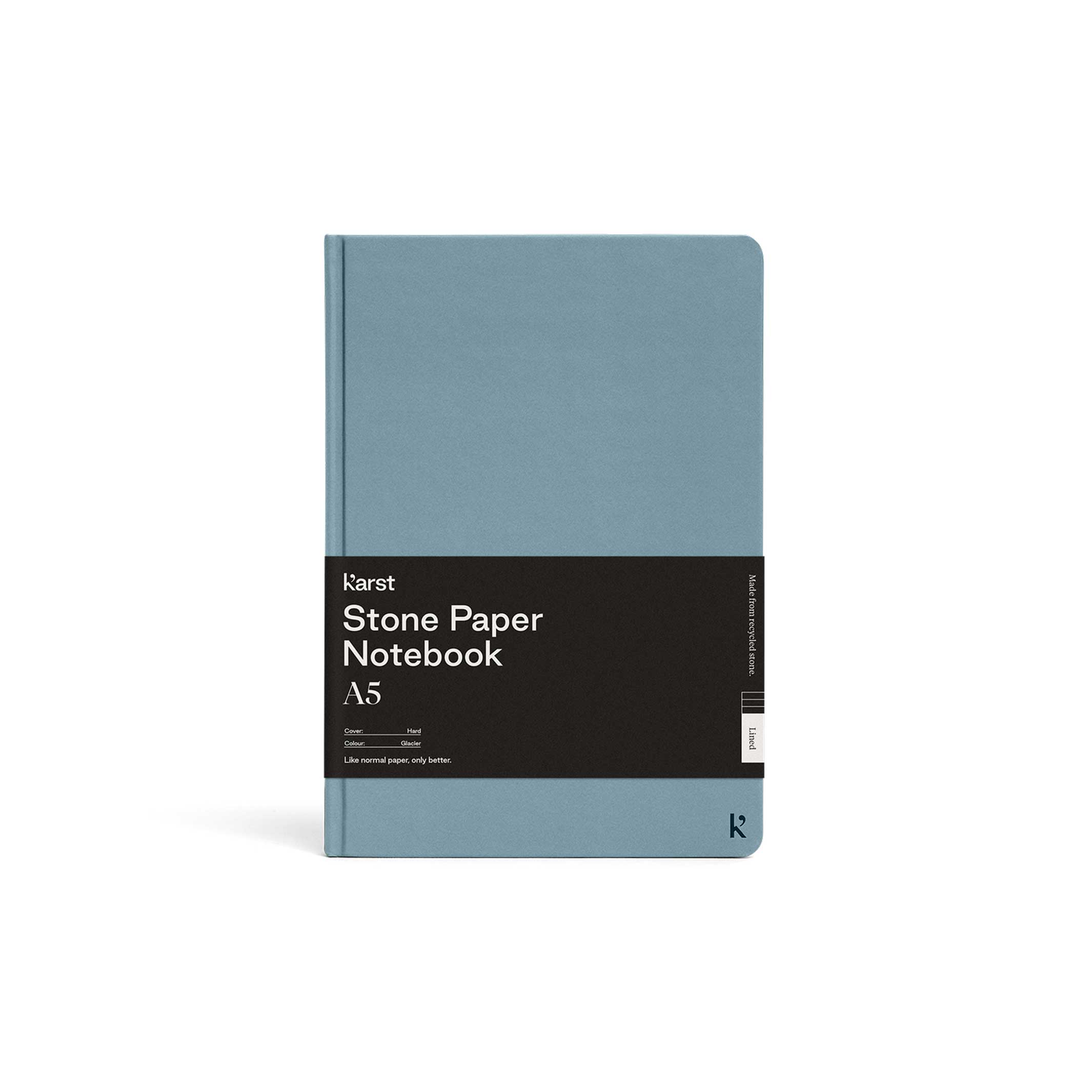 Hardcover NOTEBOOK A5 | Glacier | Karst Stone Paper