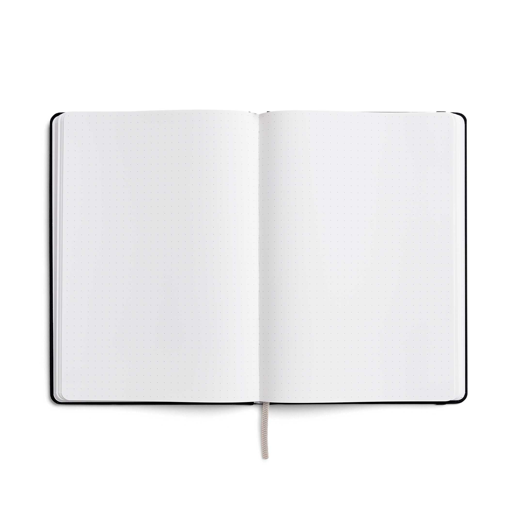 Hardcover NOTEBOOK A5 | Schwarzes NOTIZBUCH | Karst Stone Paper